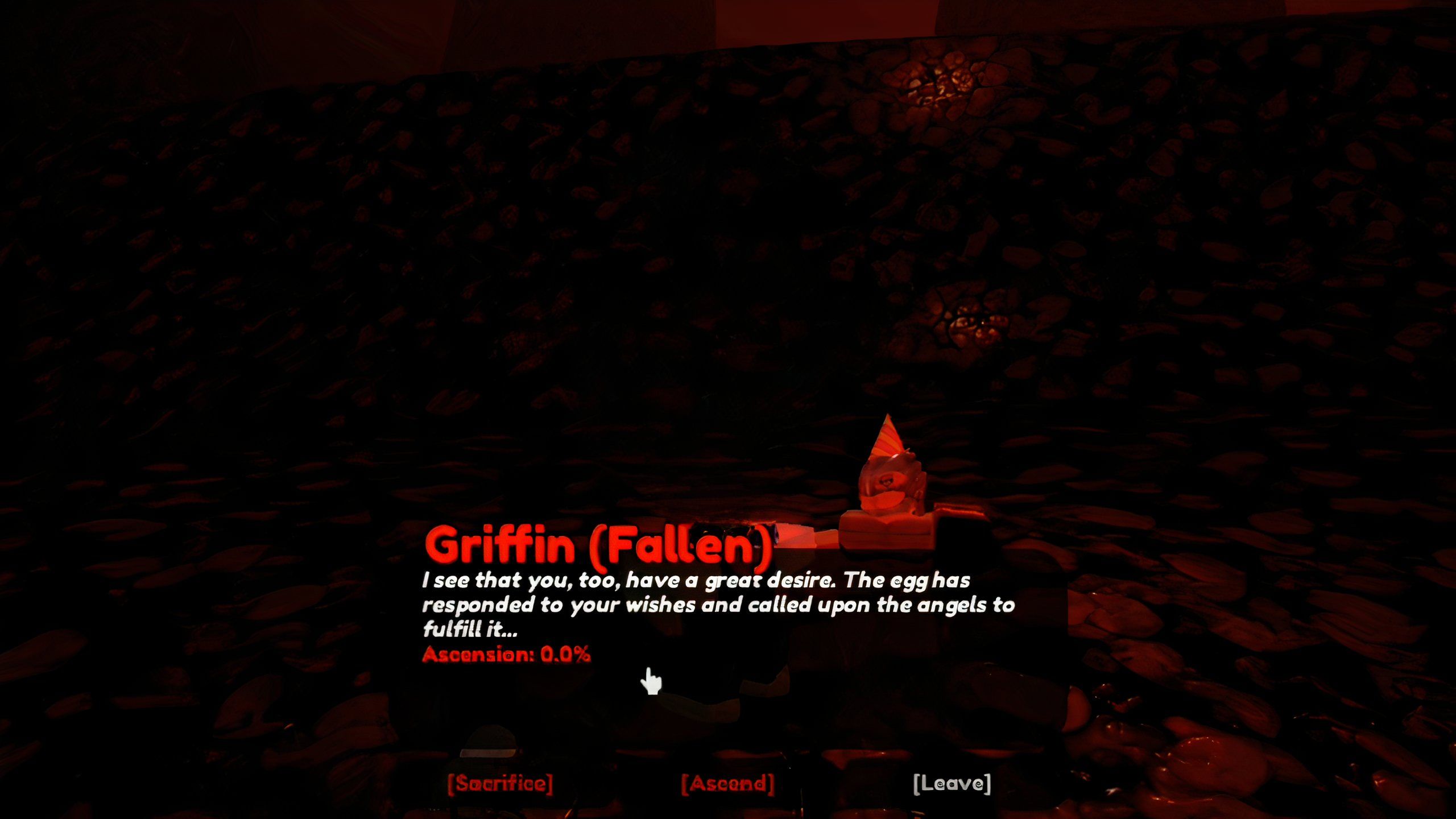 Griffin Fallen dialogue option - Roblox