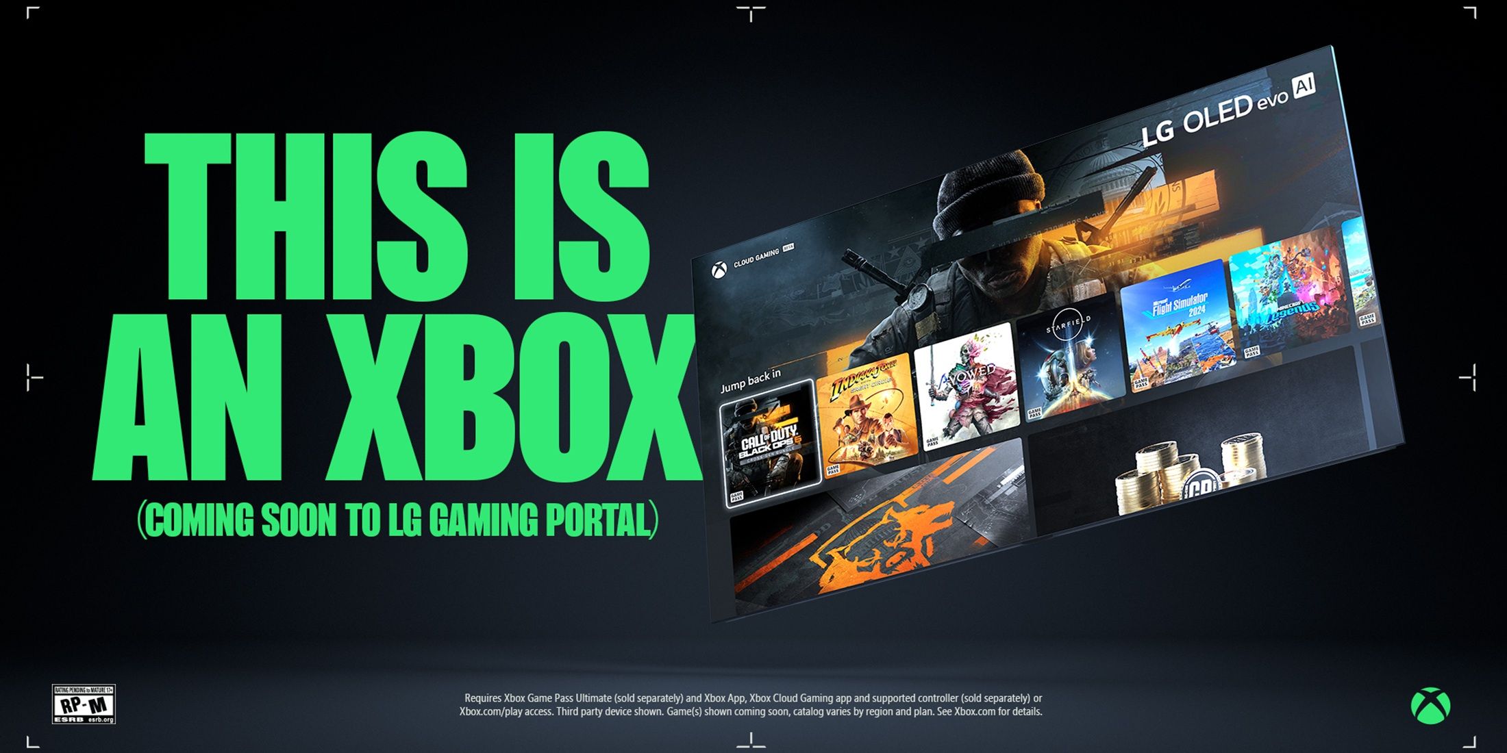 LG TV Xbox Cloud Gaming Banner #2