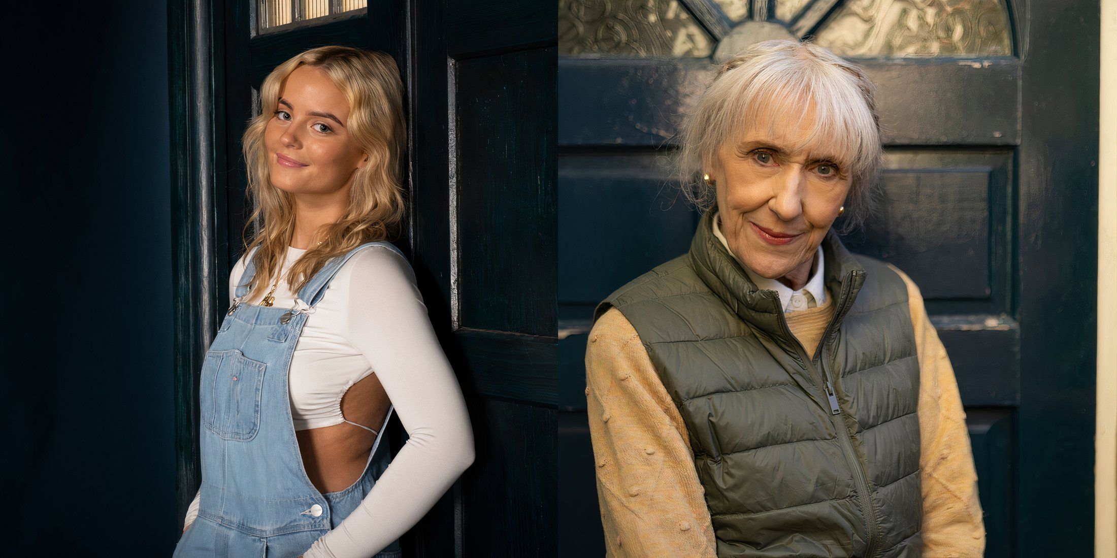 Ruby Sunday and Mrs Flood from Doctor Who