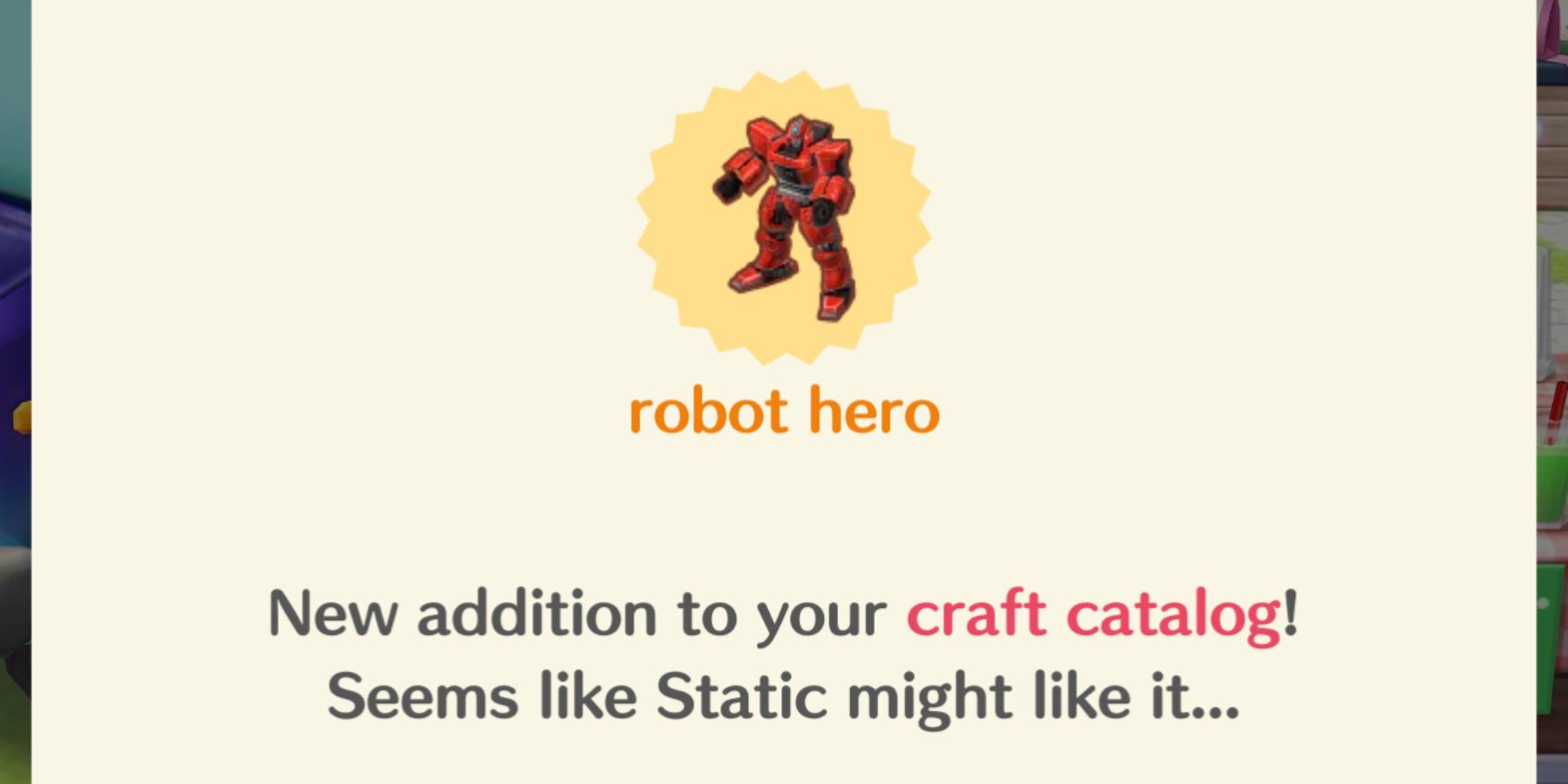 animal crossing pocket camp complete robot hero