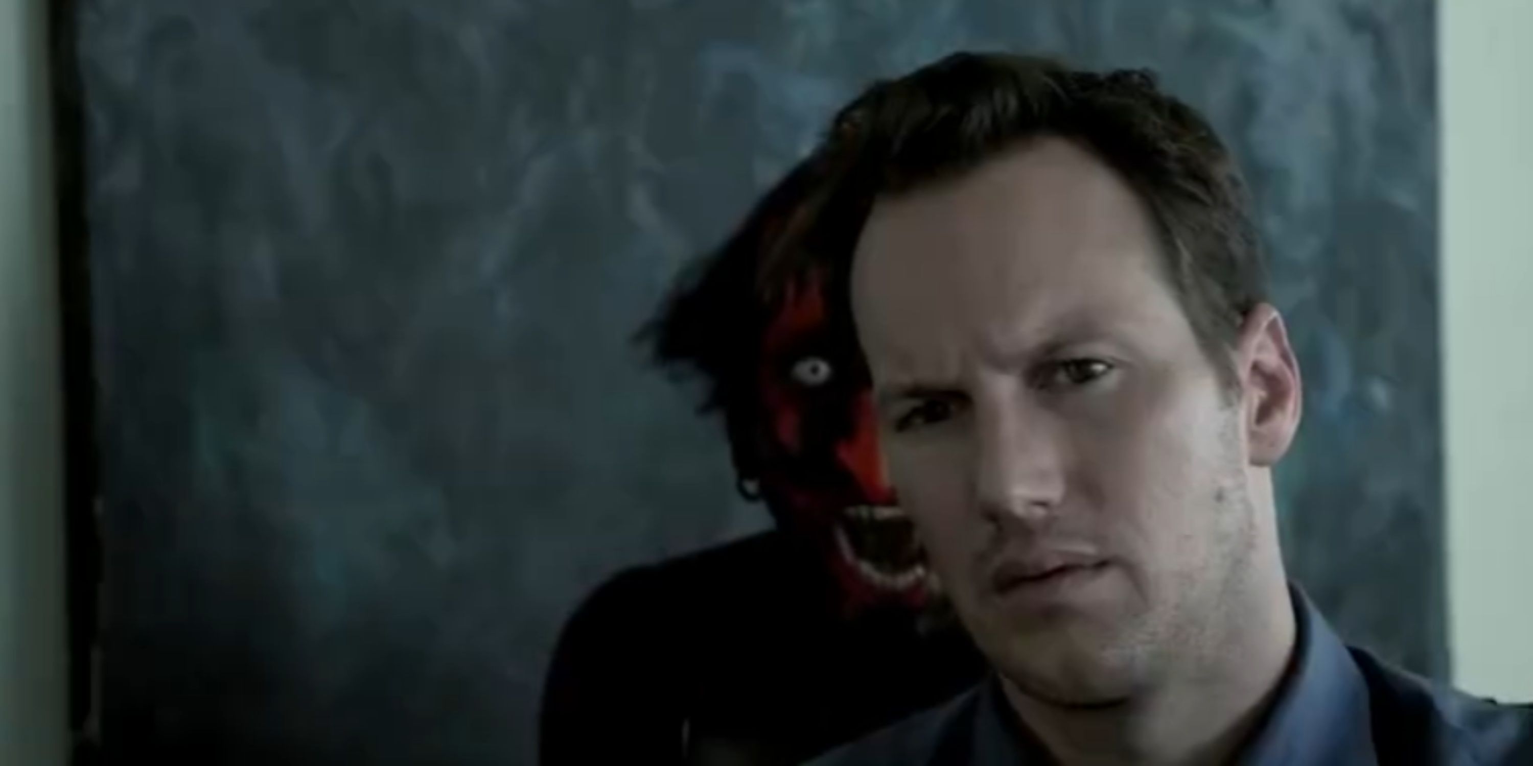 The red-faced demon appears behind Josh Lambert.