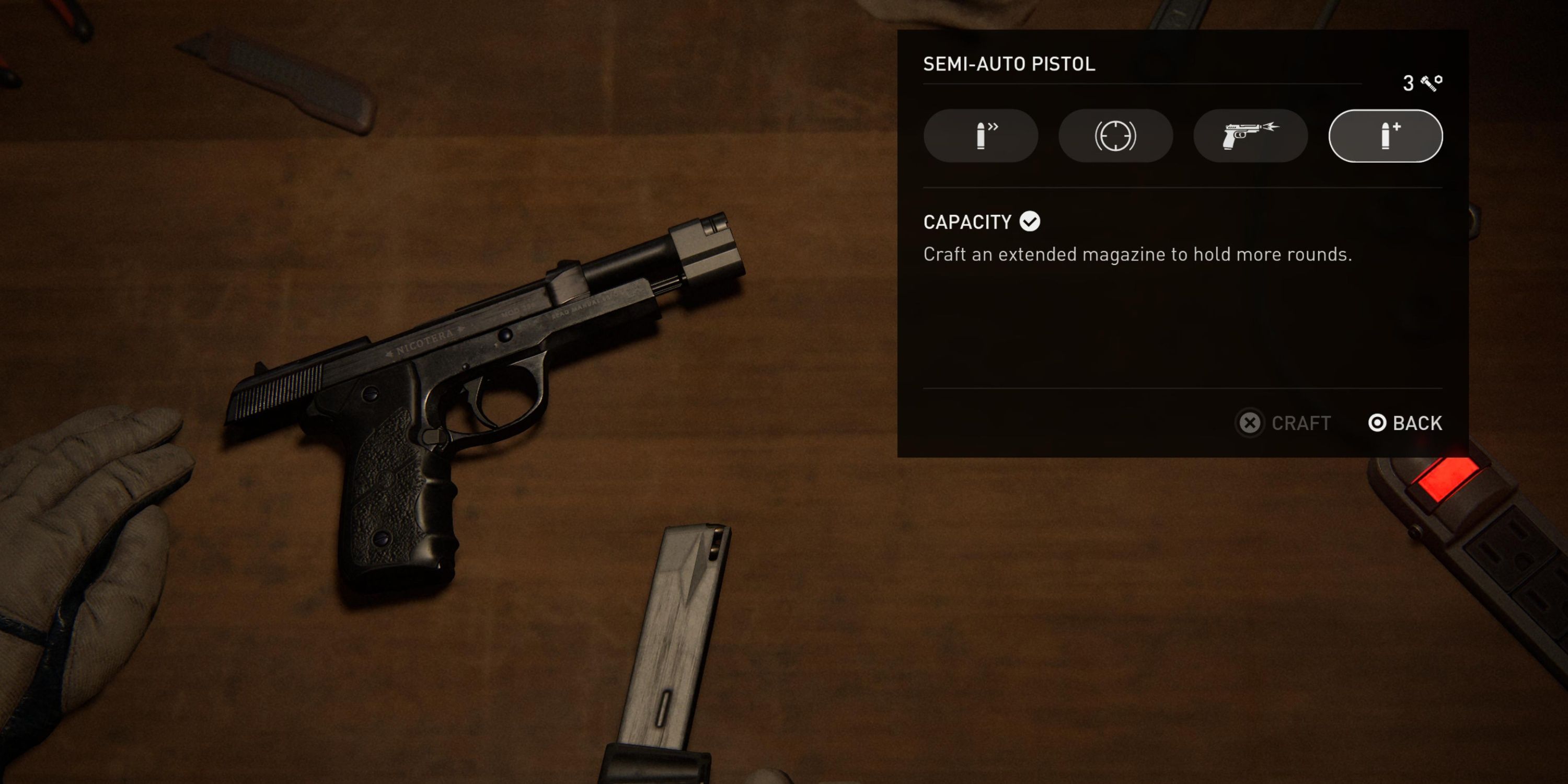 semi-auto pistol capacity upgrade