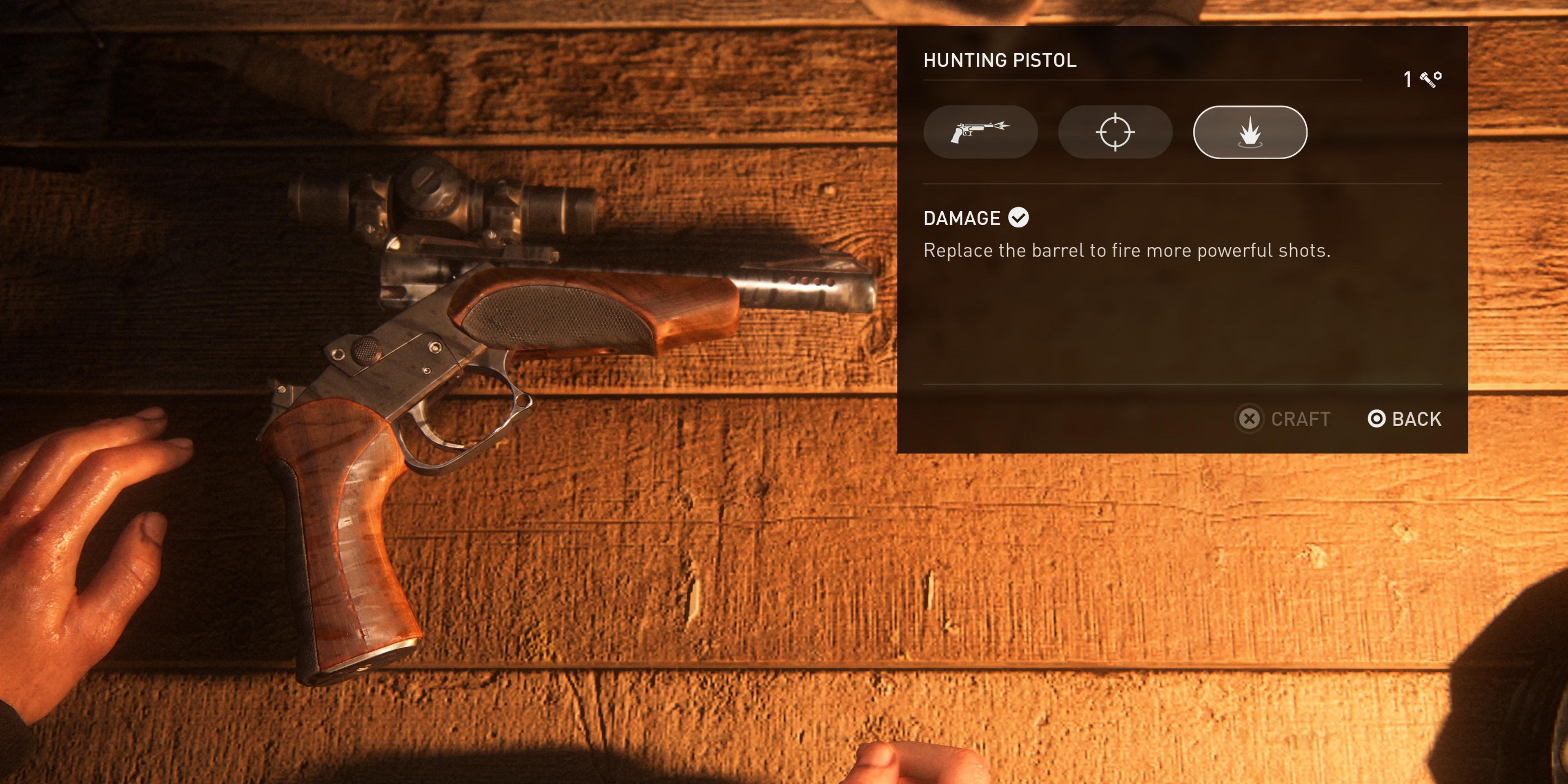 hunting pistol upgrade