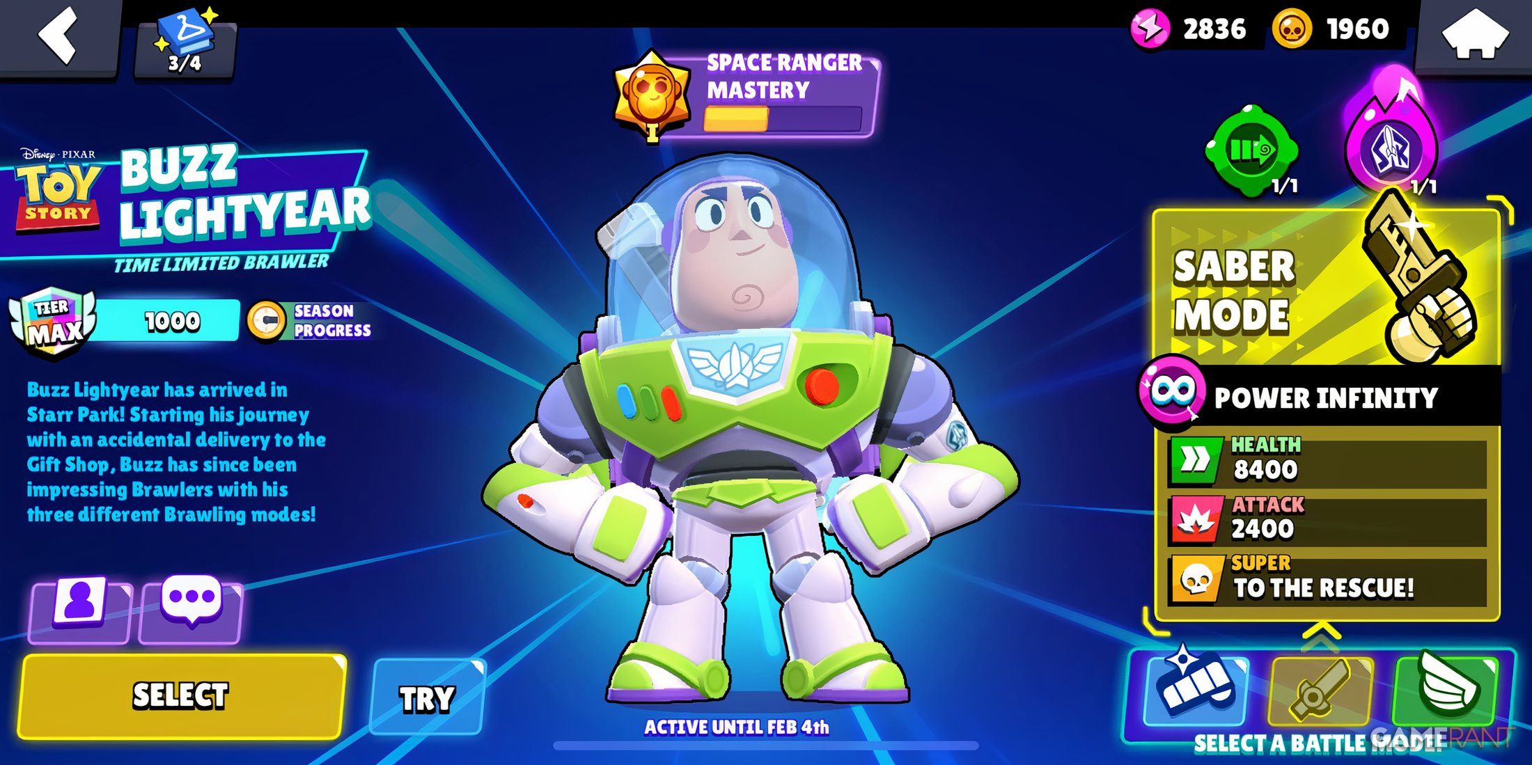 Brawl Stars - Best Buzz Lightyear Modes 3