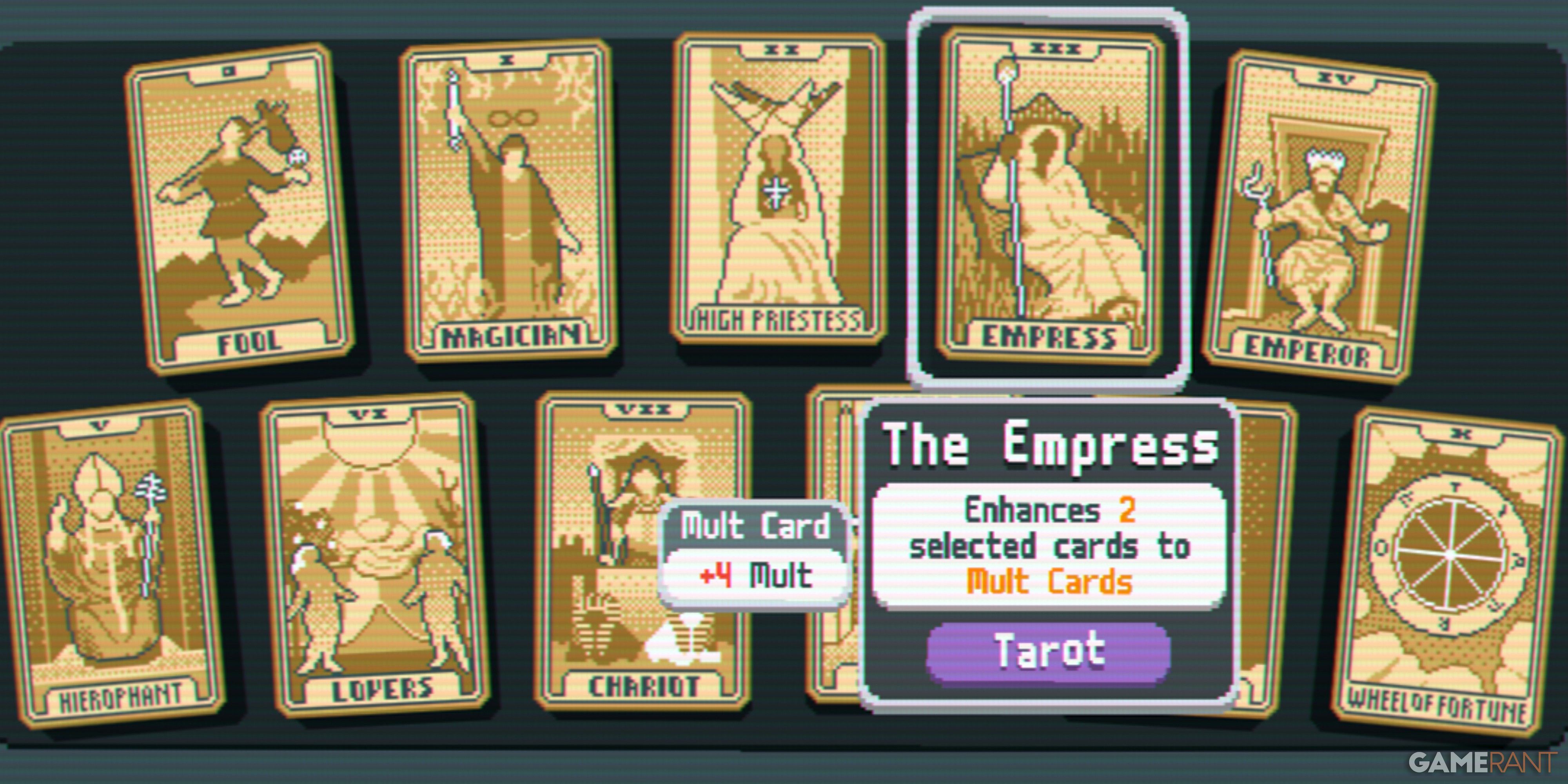 Balatro The Empress Tarot