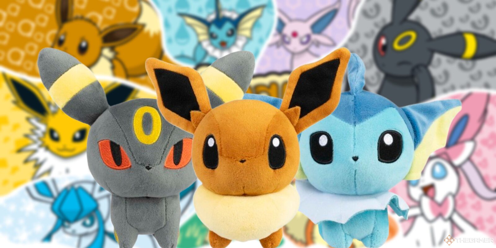 Pokemon Releases Doll Plushes For Eevee And Its Eeveelutions