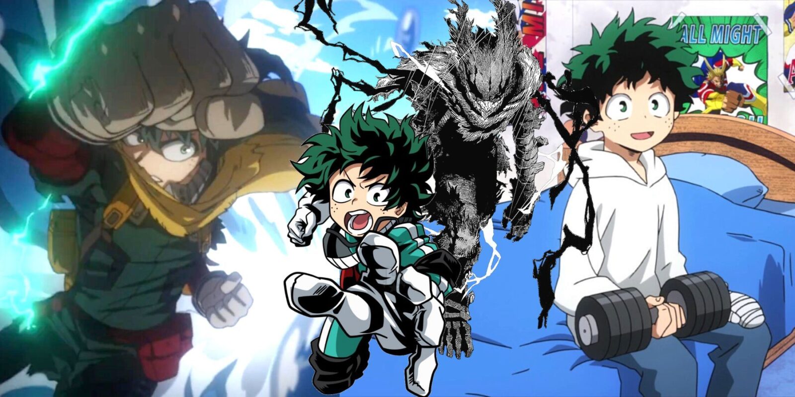 Every Evolution Of Deku & His Quirk (So Far) In My Hero Academia