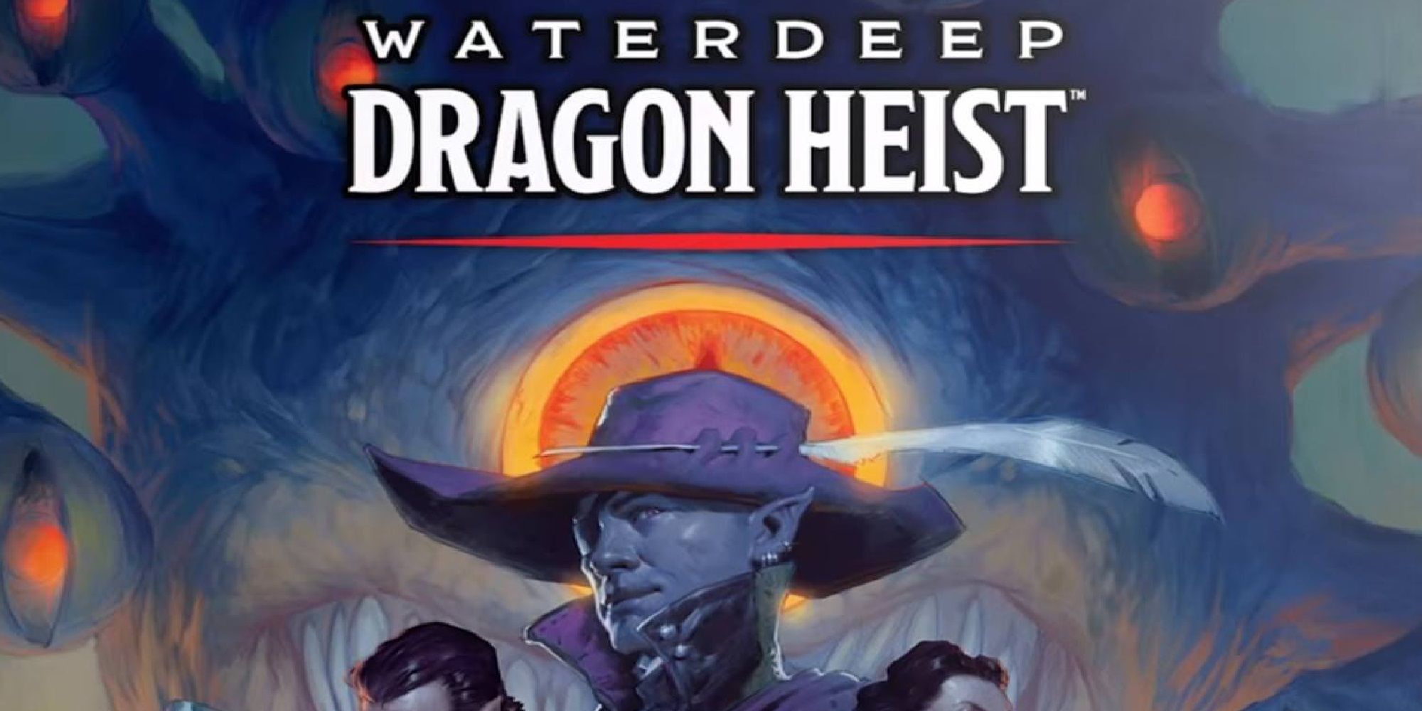 The cover of the Waterdeep: Dragon Heist campaign module for D&D by  Tyler Jacobson