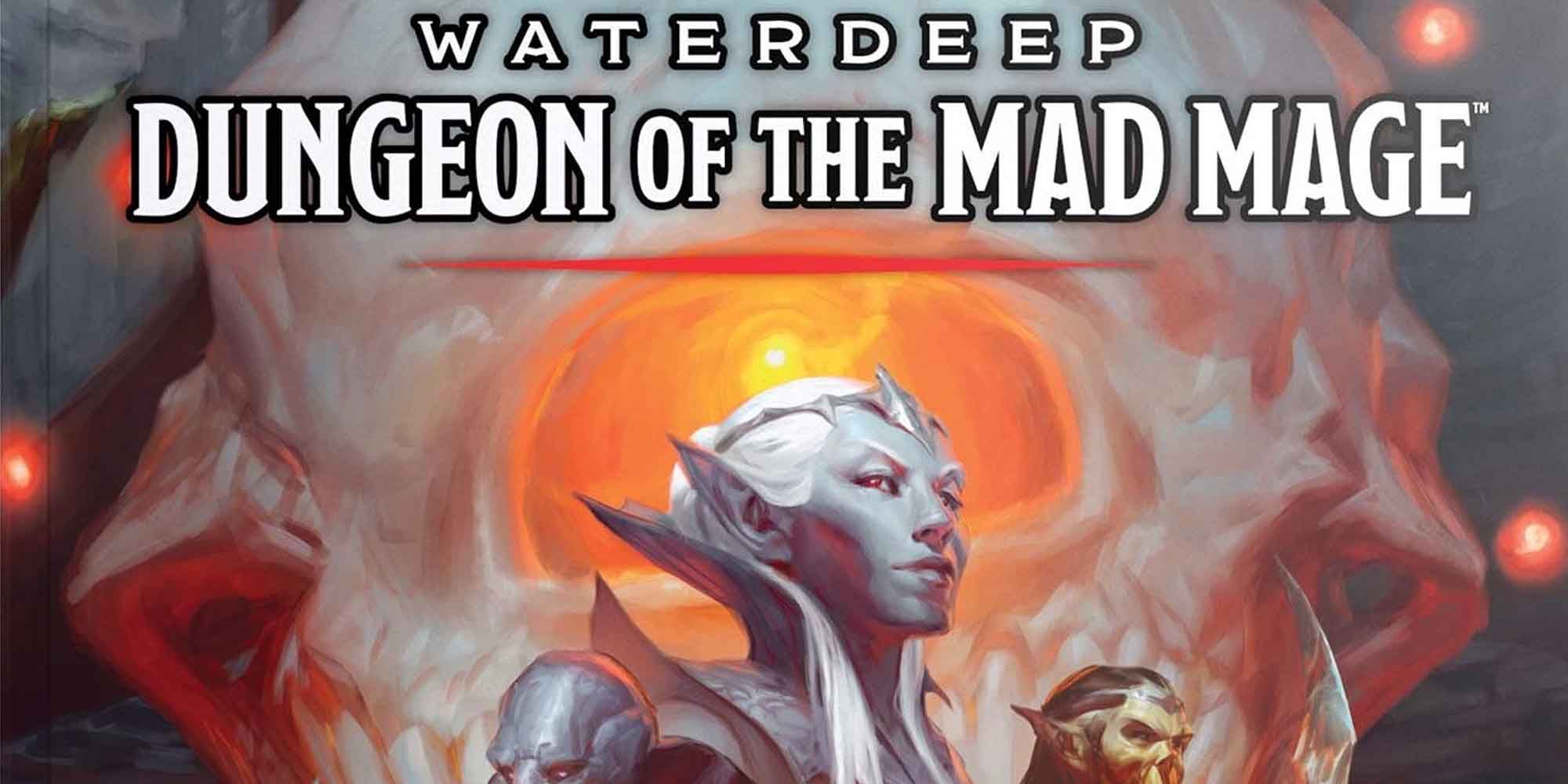 The cover of the Dungeon of the Mad Mage campaign book by Cynthia Sheppard