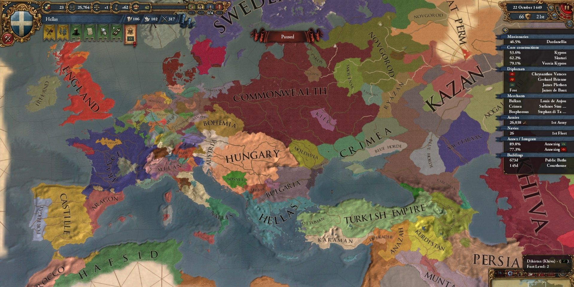 MEIOU and Taxes Mod For EU 4