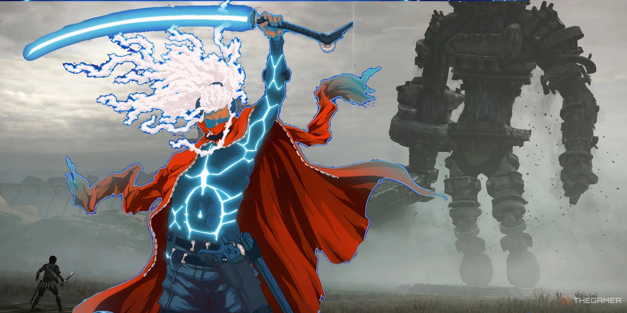 furi main character and shadow of the colossus background-1