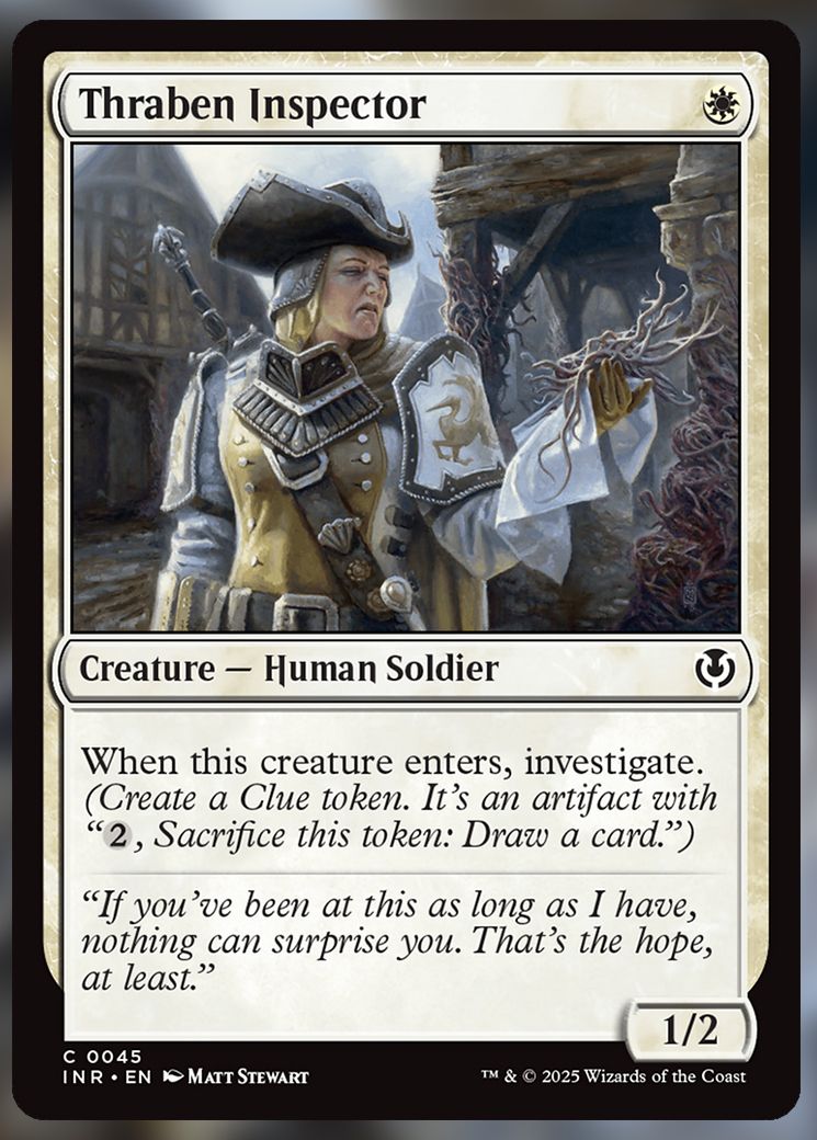 Thraben Inspector MTG Card.