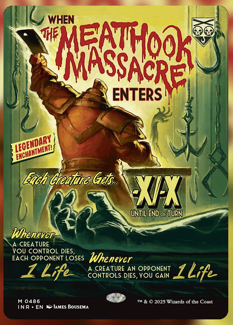 The Meathook Massacre movie frame MTG Card.