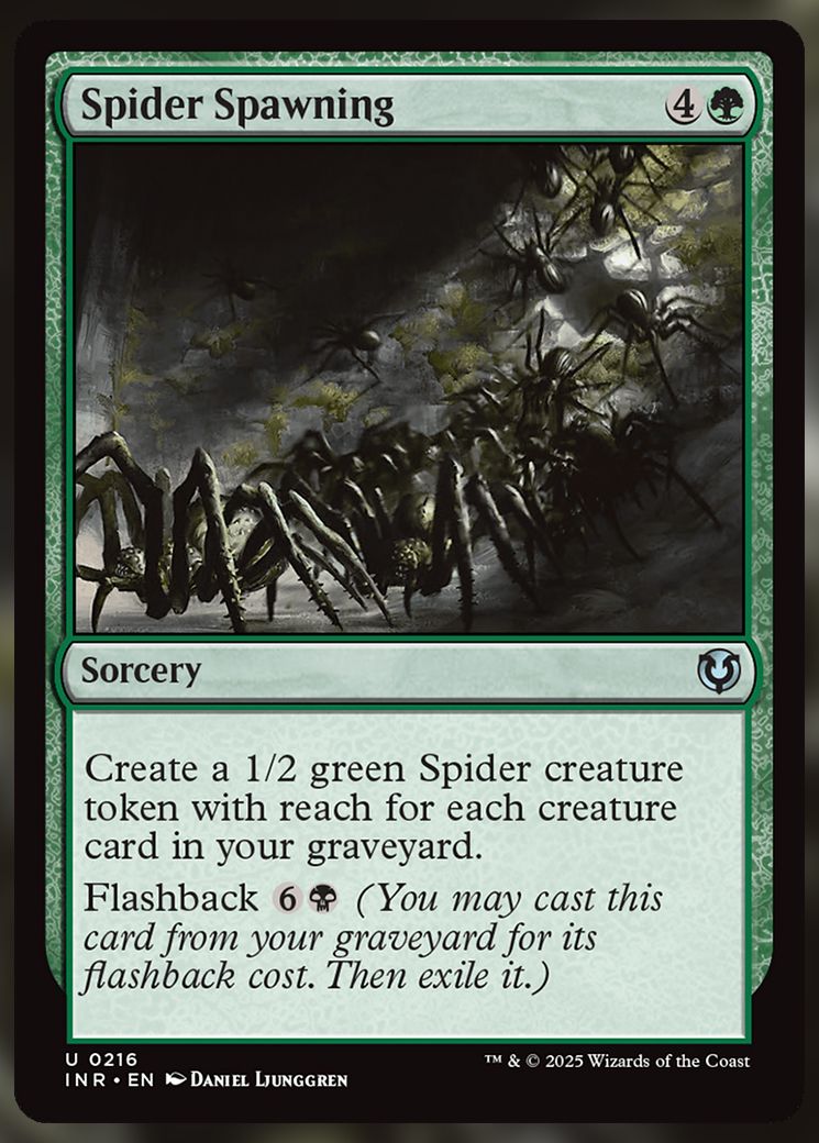 Spider Spawning MTG Card.