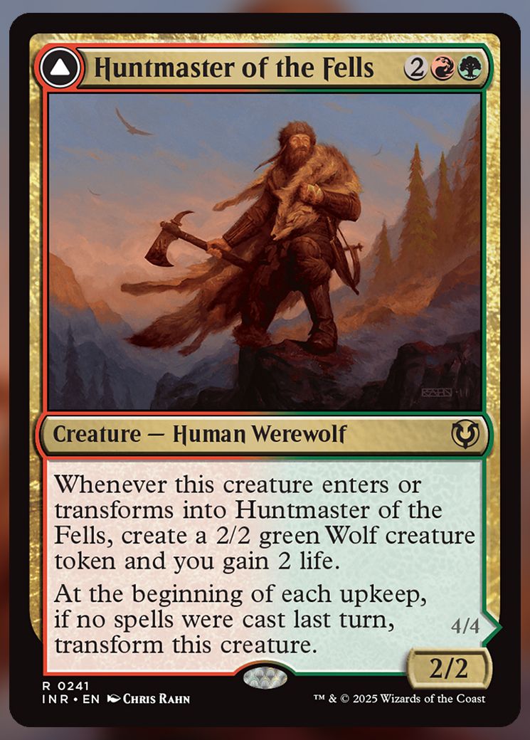 Huntmaster of the Fells MTG Card.