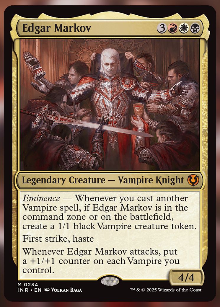 Edgar Markov MTG Card.