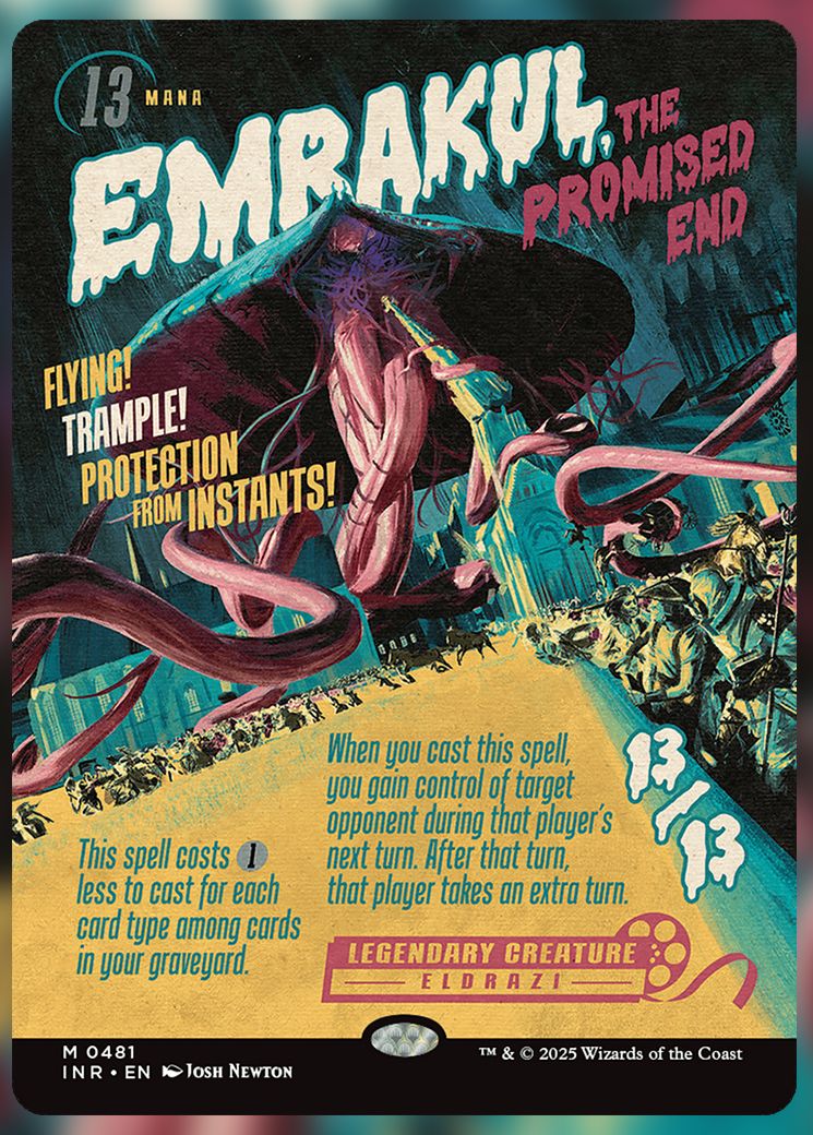 Emrakul, the Promised End movie frame MTG Card.