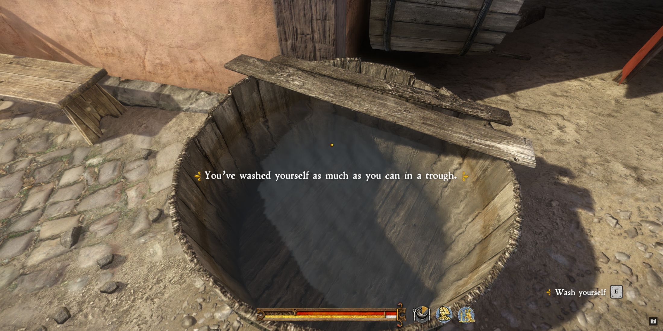 Kingdom Come Deliverance Wash Water Tub