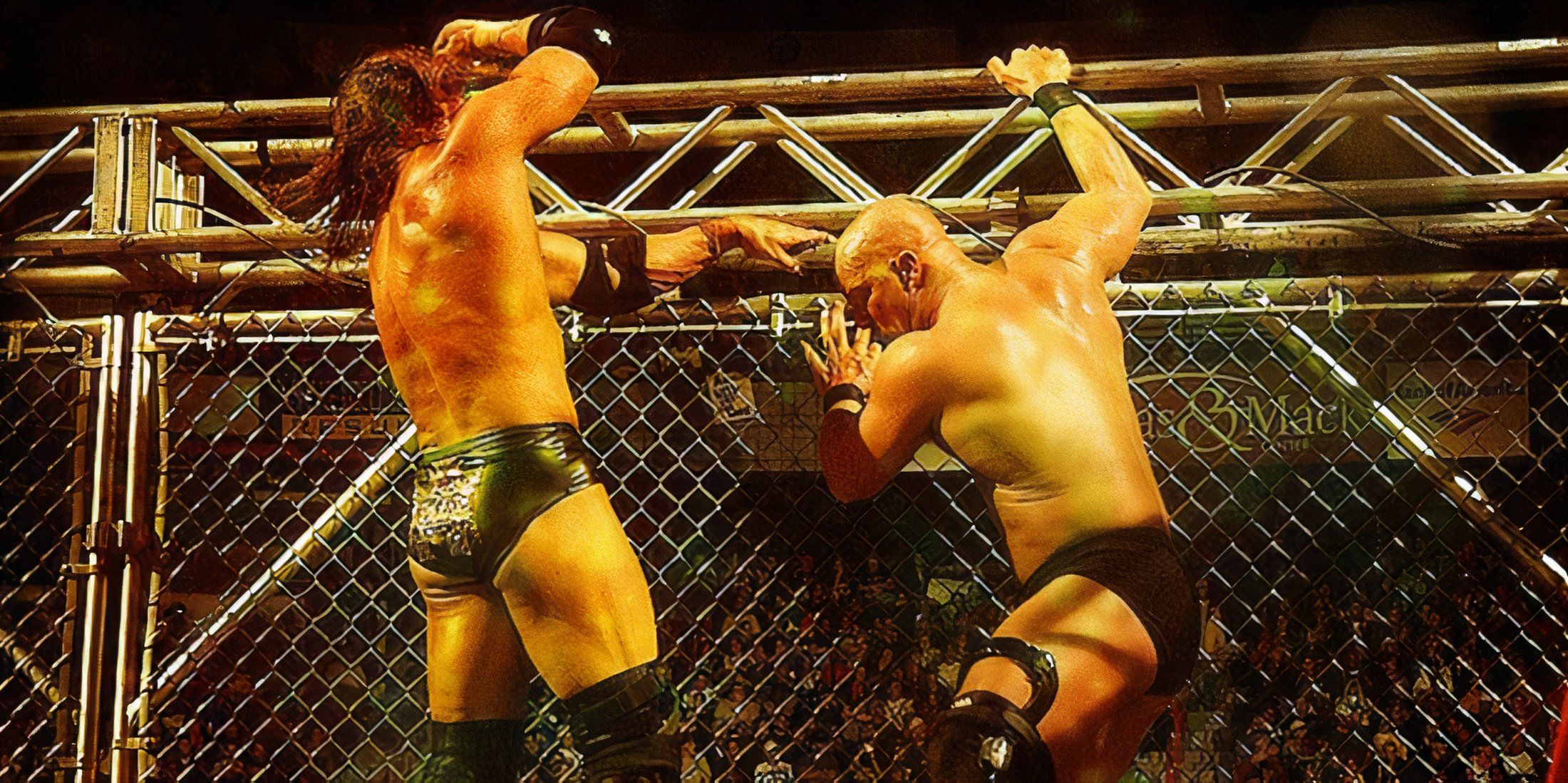 Steel Cage in Three Stages Of Hell in WWE