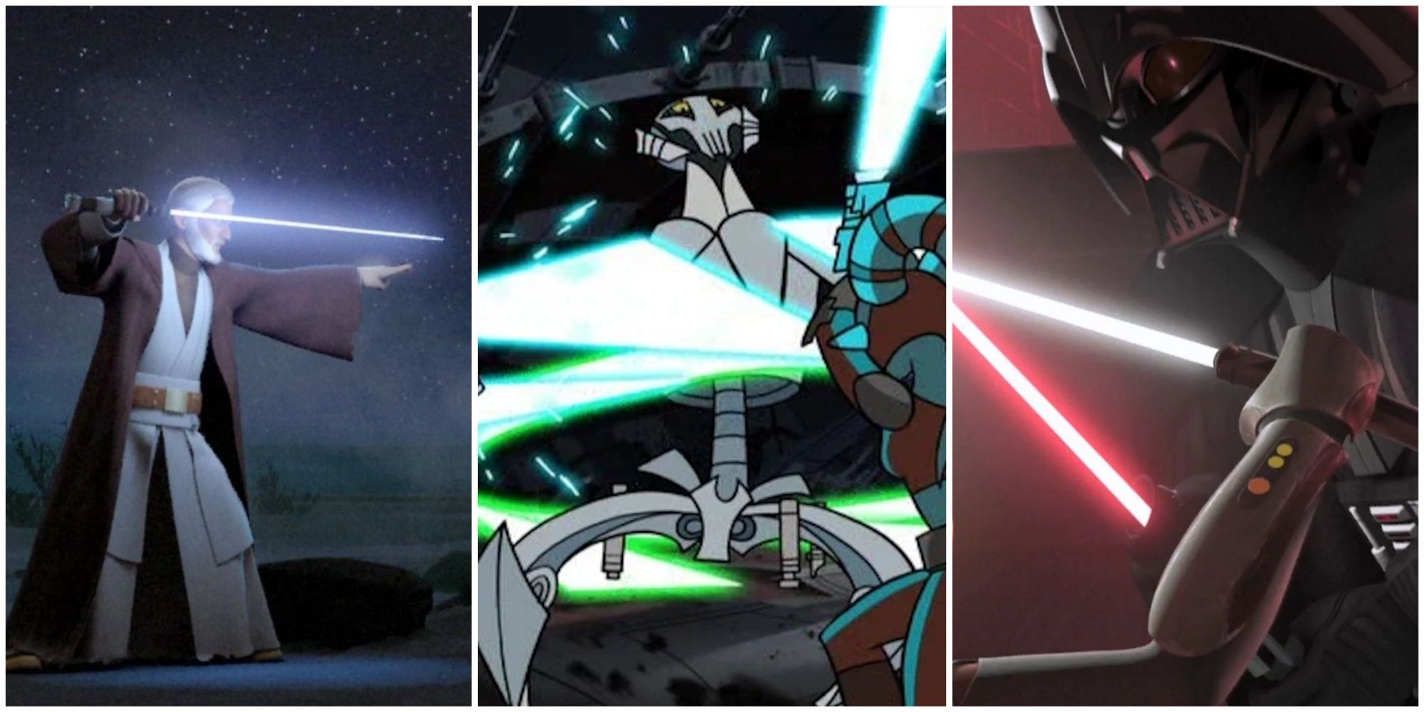 Best Animated Lightsaber Battles