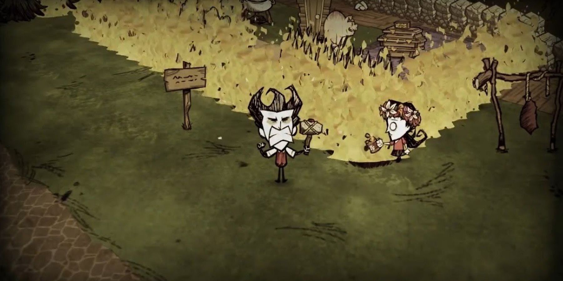 Don't Starve Together Base Burning