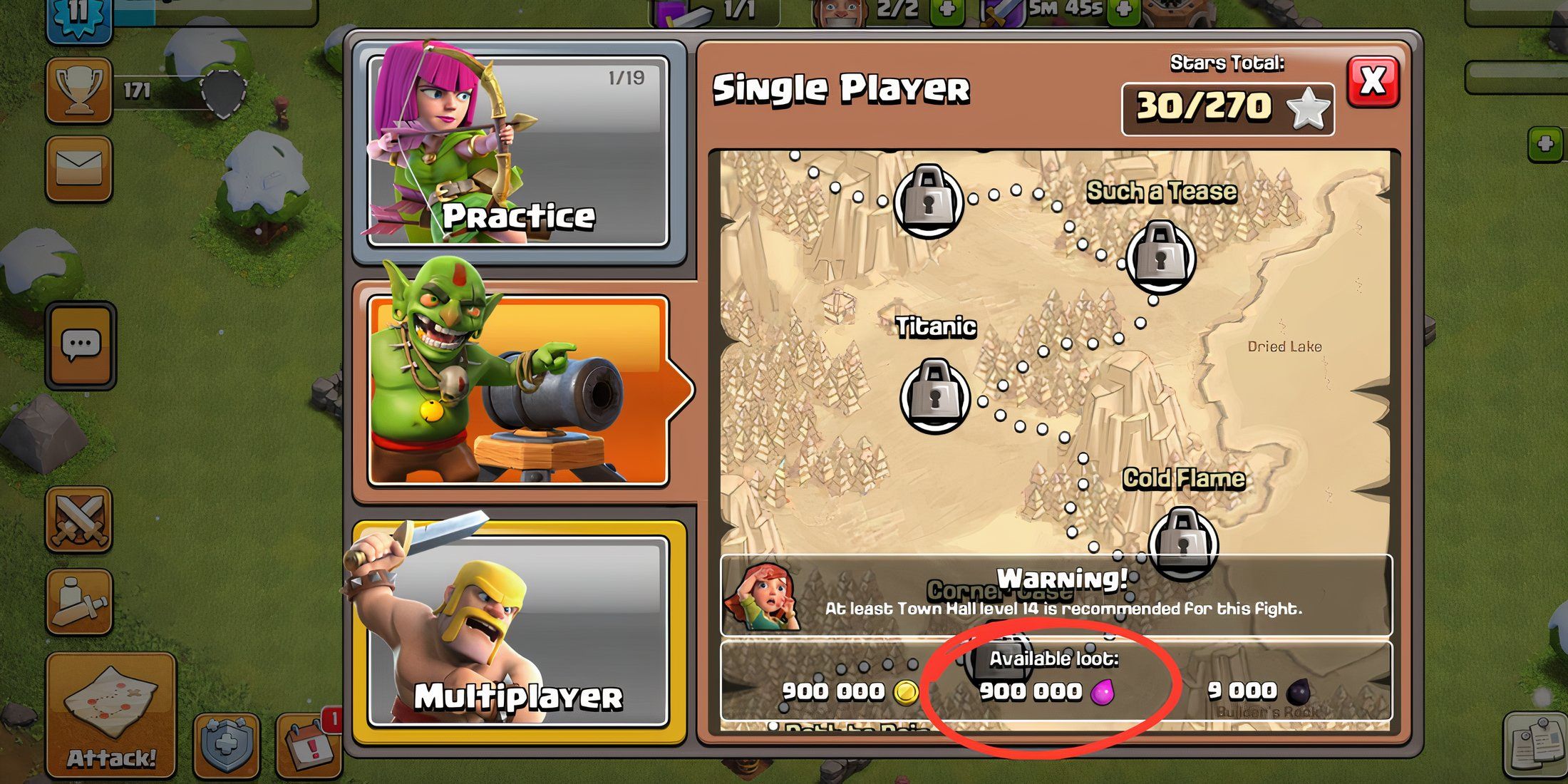 goblin village clash of clans