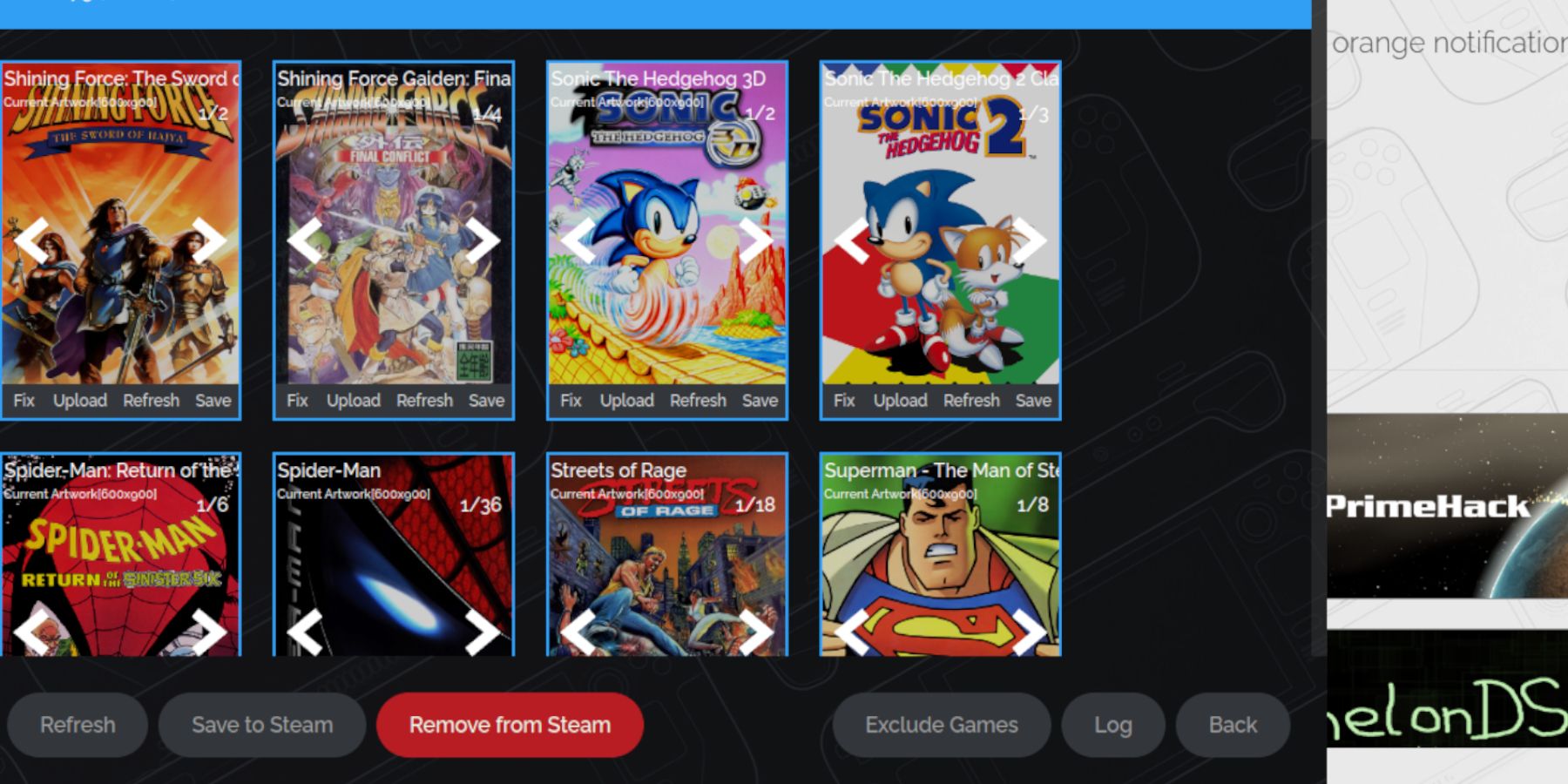 Steam Rom Manager getting covers for Game Gear games