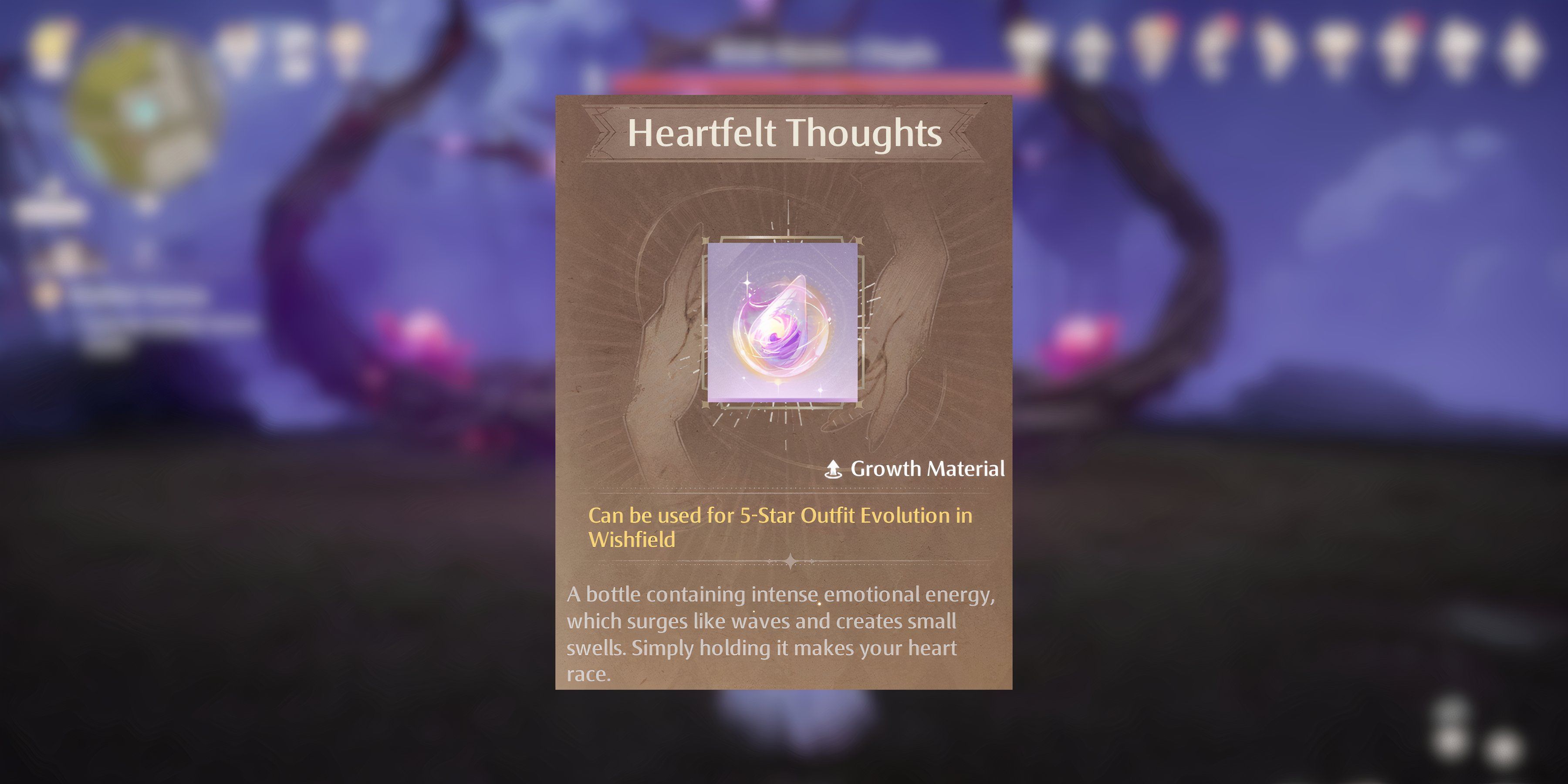 infinity nikki heartfelt thoughts location