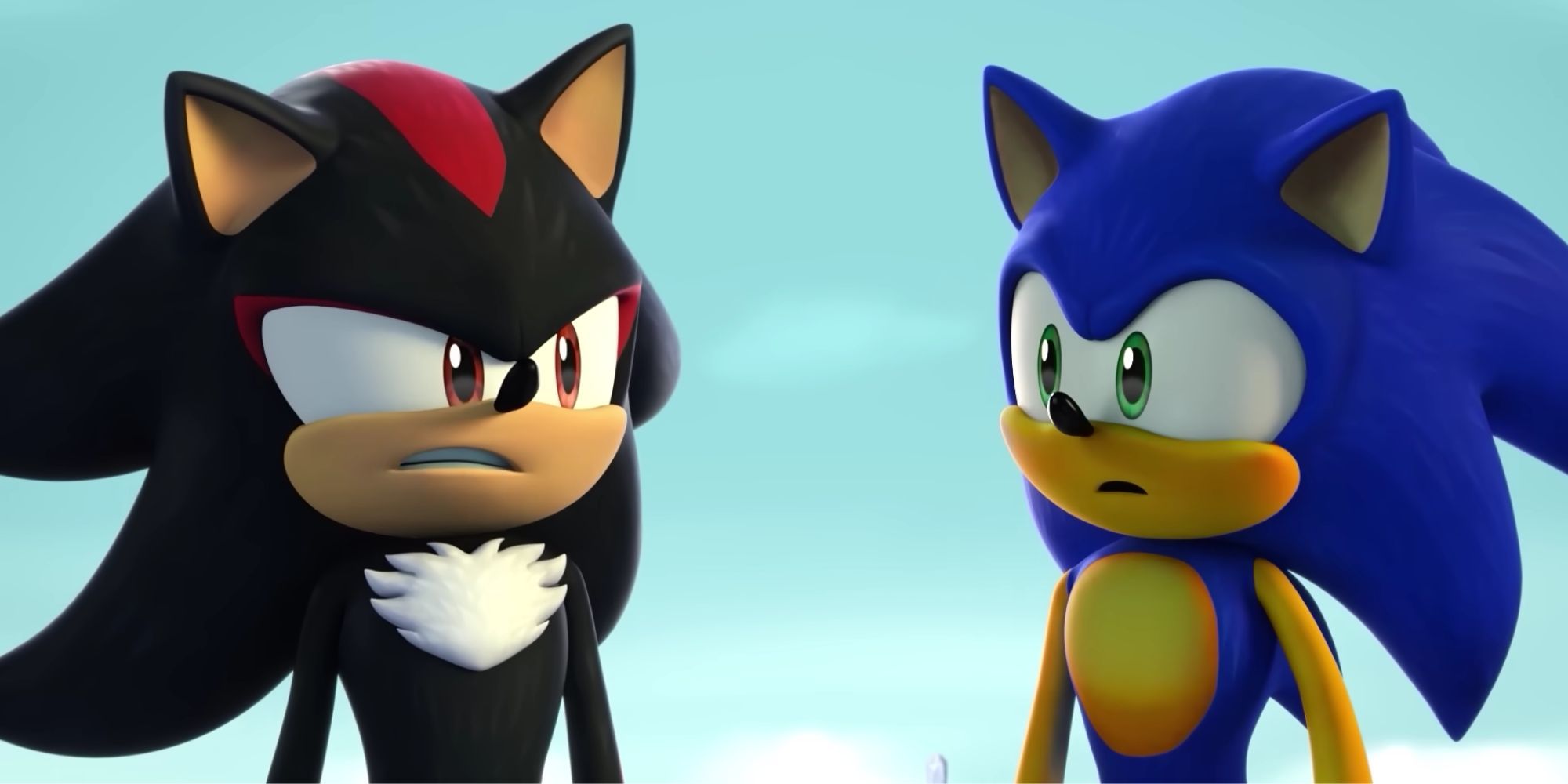 Sonic and Shadow in Sonic Prime's second season.