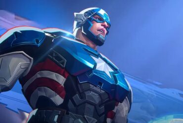 Captain America in the Marvel Rivals 'Stars Aligned' launch date trailer.