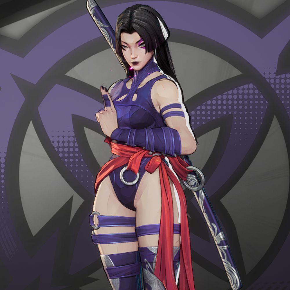 Marvel Rivals Psylocke emote two.