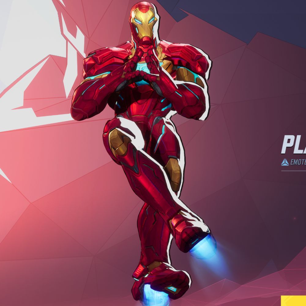 Marvel Rivals Iron Man emote two.