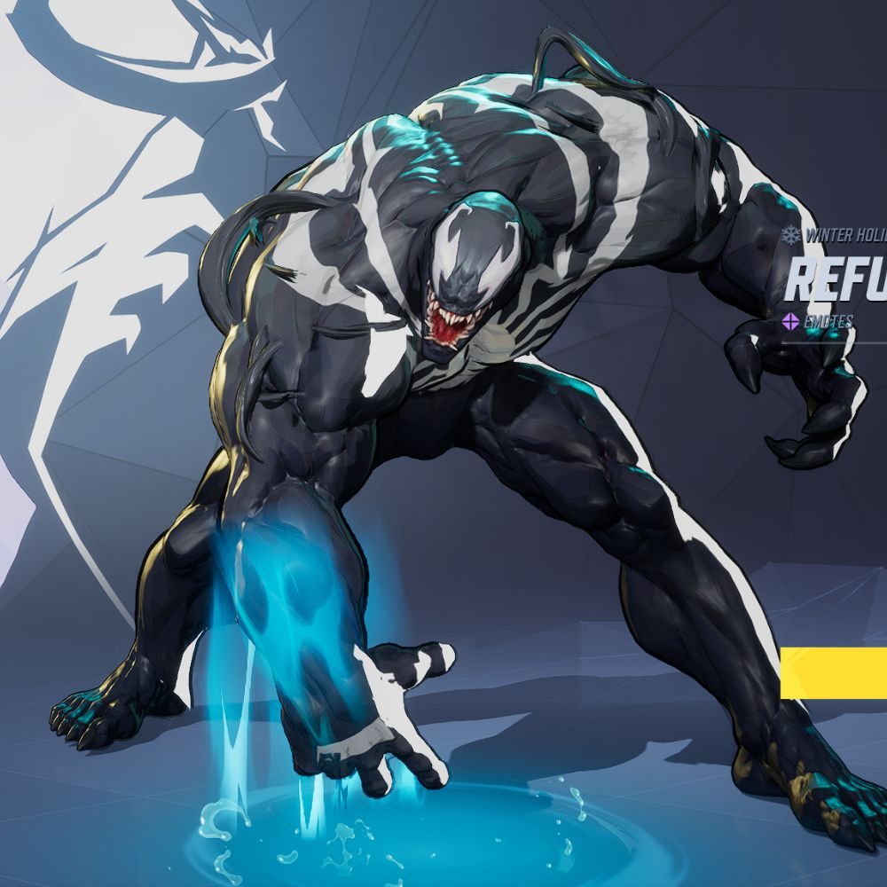 Marvel Rivals Venom emote one.