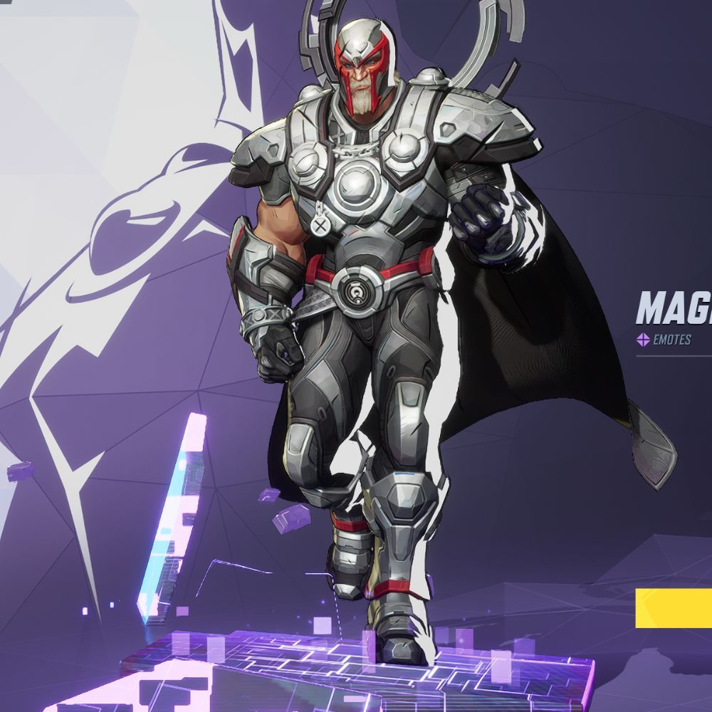 Marvel Rivals Magneto emote.