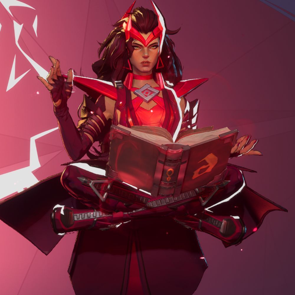 Marvel Rivals Scarlet Witch emote.