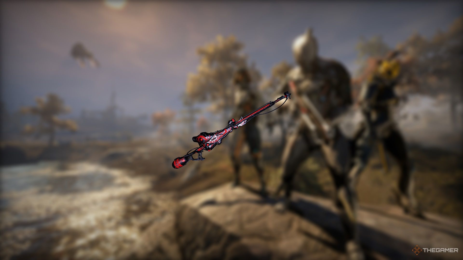 The Vulkar Wraith weapon in Warframe.