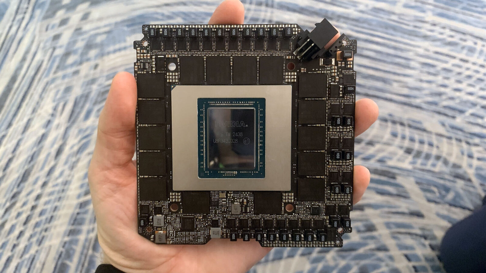 Check out the tiny PCB in the new Nvidia GeForce RTX 5090 graphics card