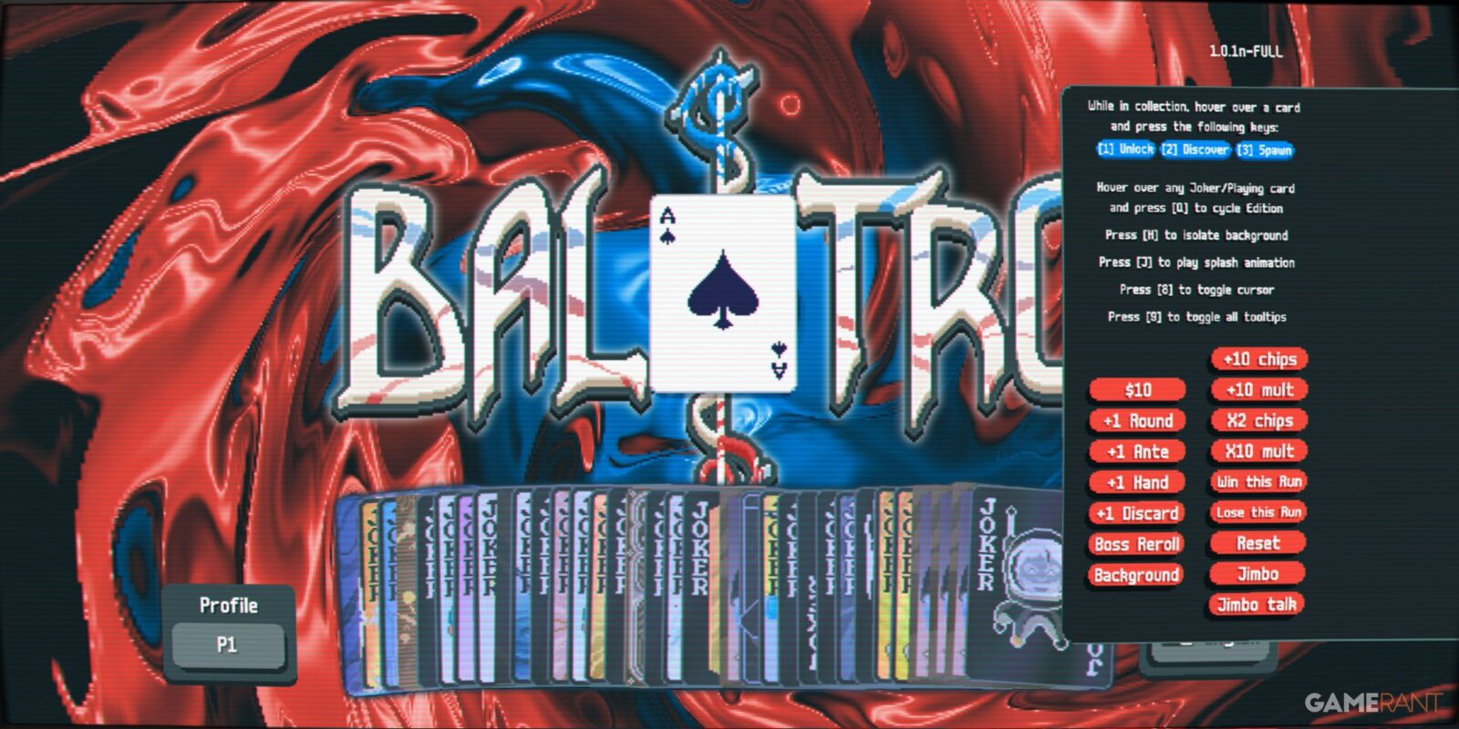 All Balatro Cheats (Developer Debug Menu)