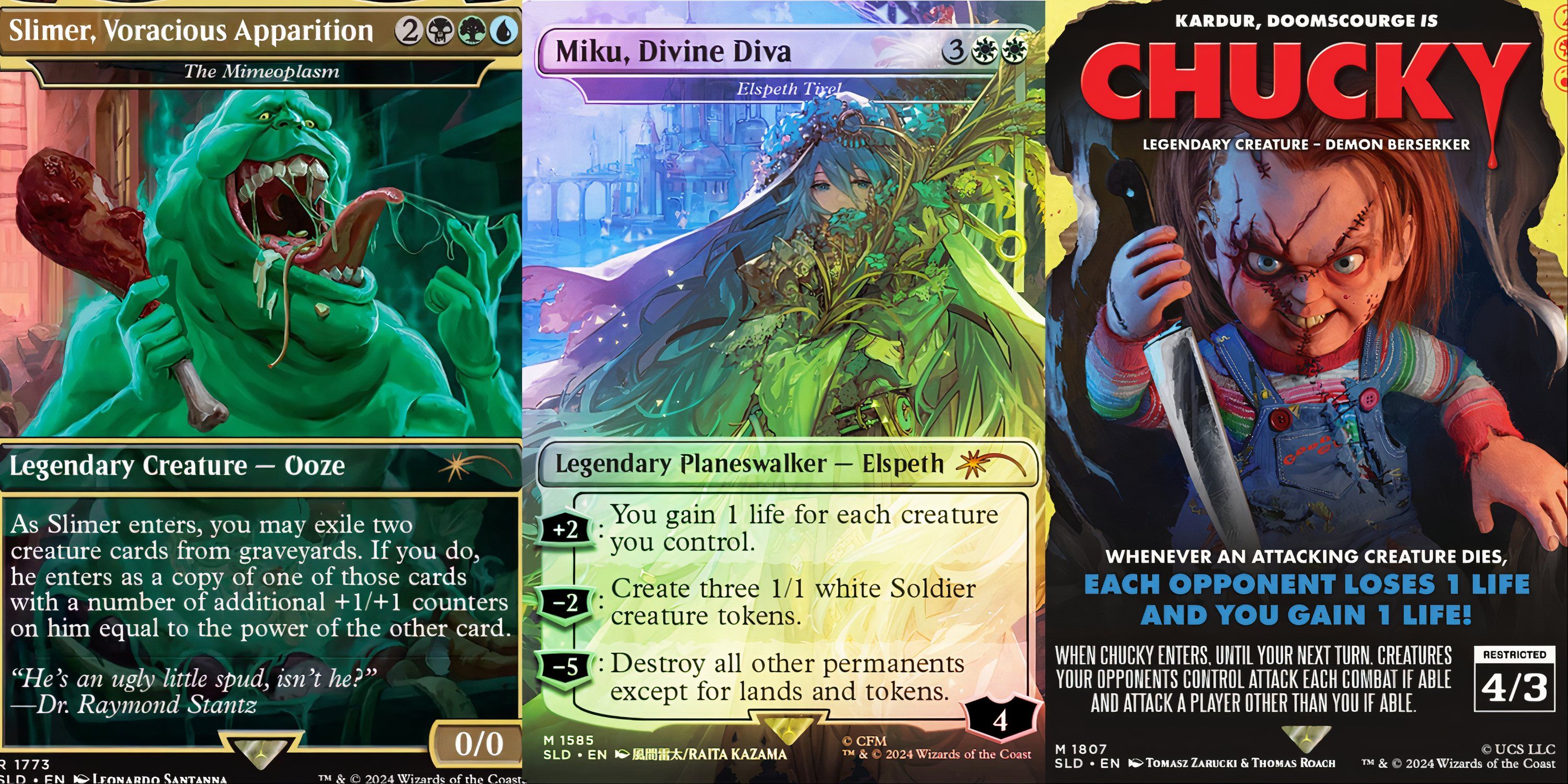 Magic The Gathering - Chucky, Ghostbusters and Hatsune Miku