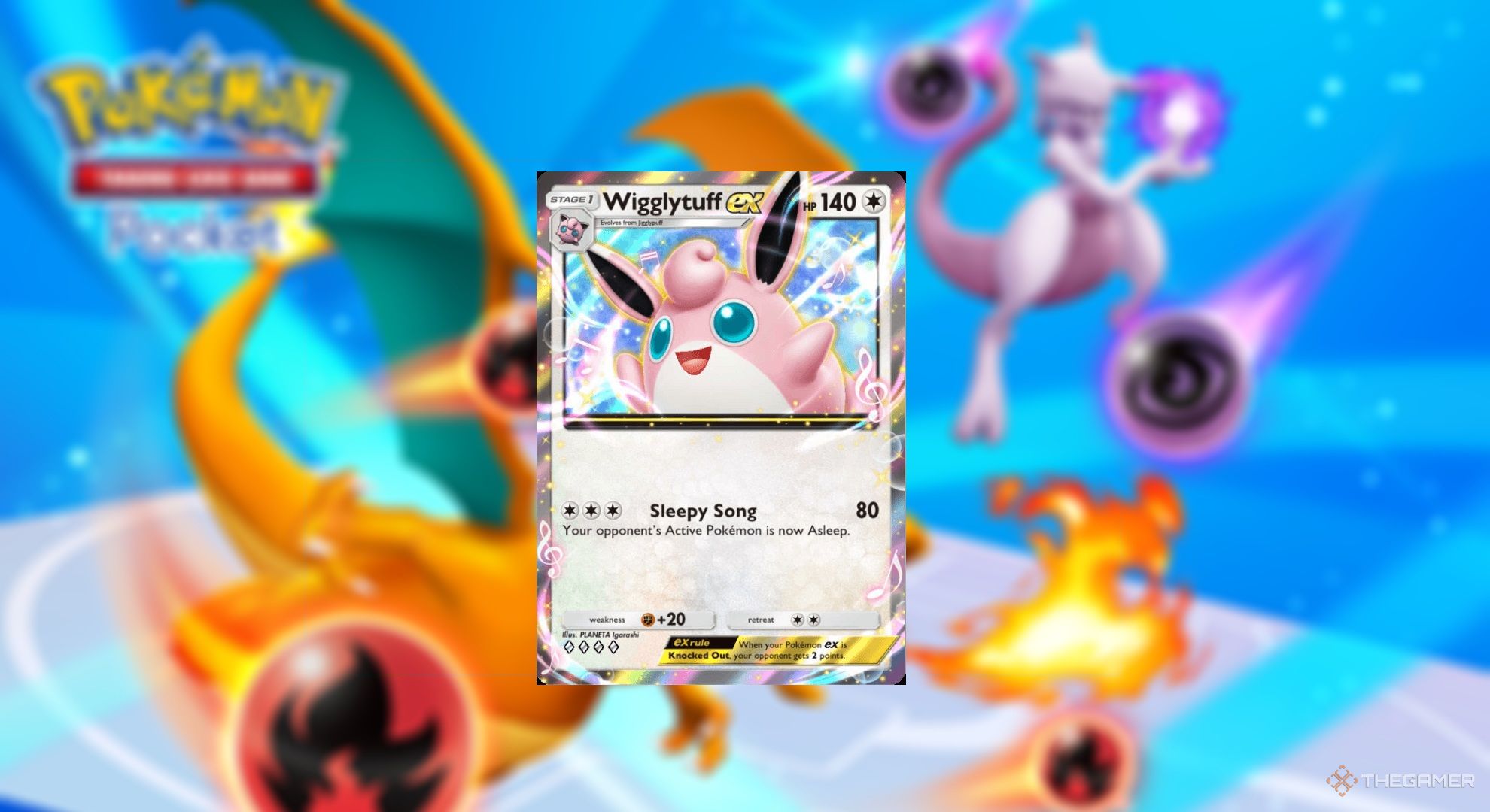 Wigglytuff in Pokémon TCG Pocket.