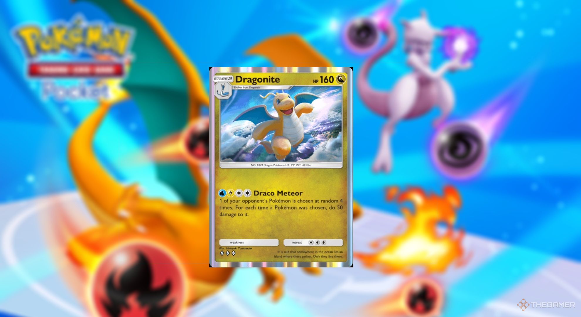 Dragonite in Pokémon TCG Pocket.