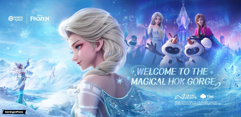 Honor of Kings x Disney's Frozen Collaboration Cover