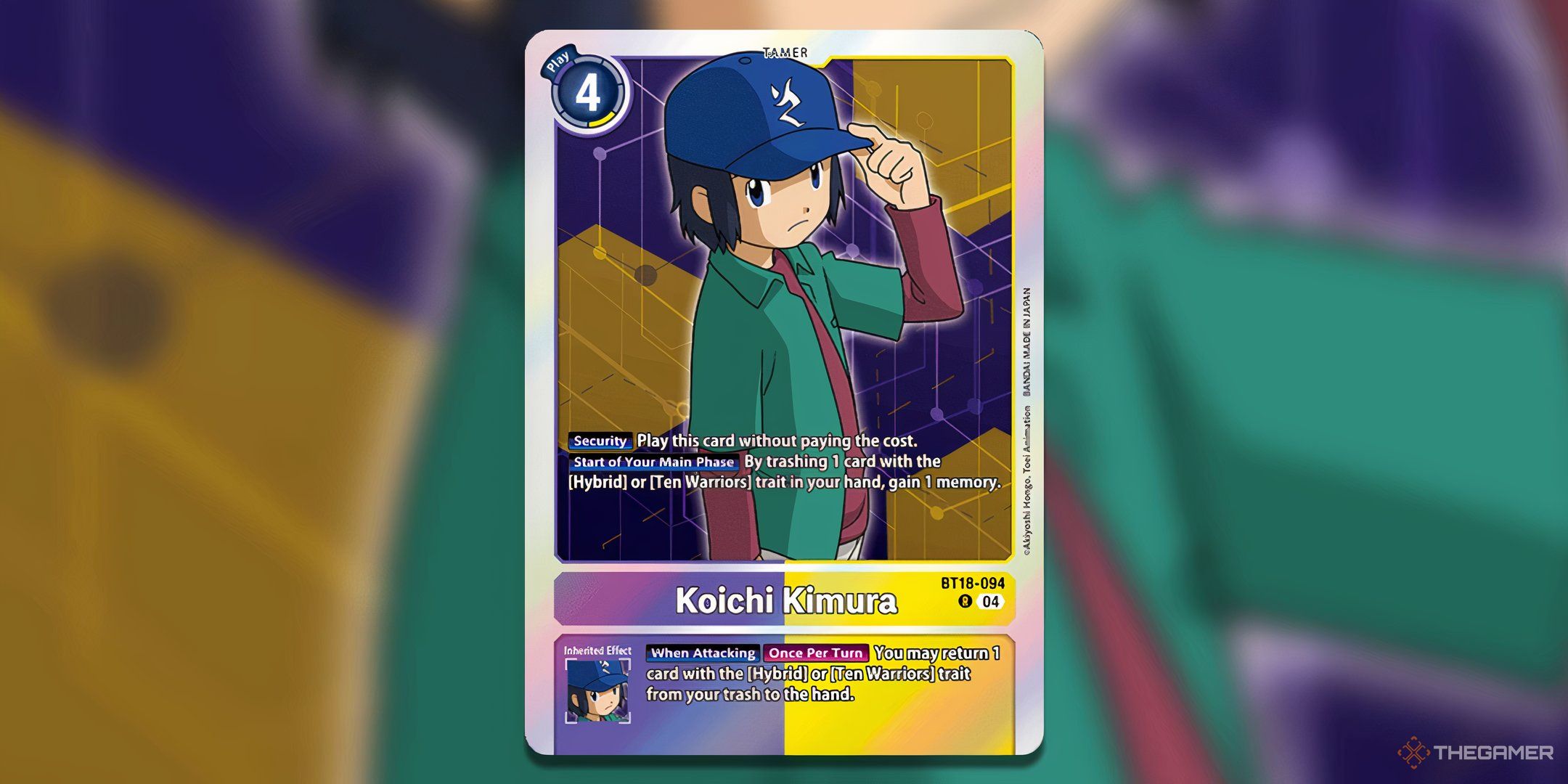 Koichi Kimura from BT18 Release Special Booster 2.0.