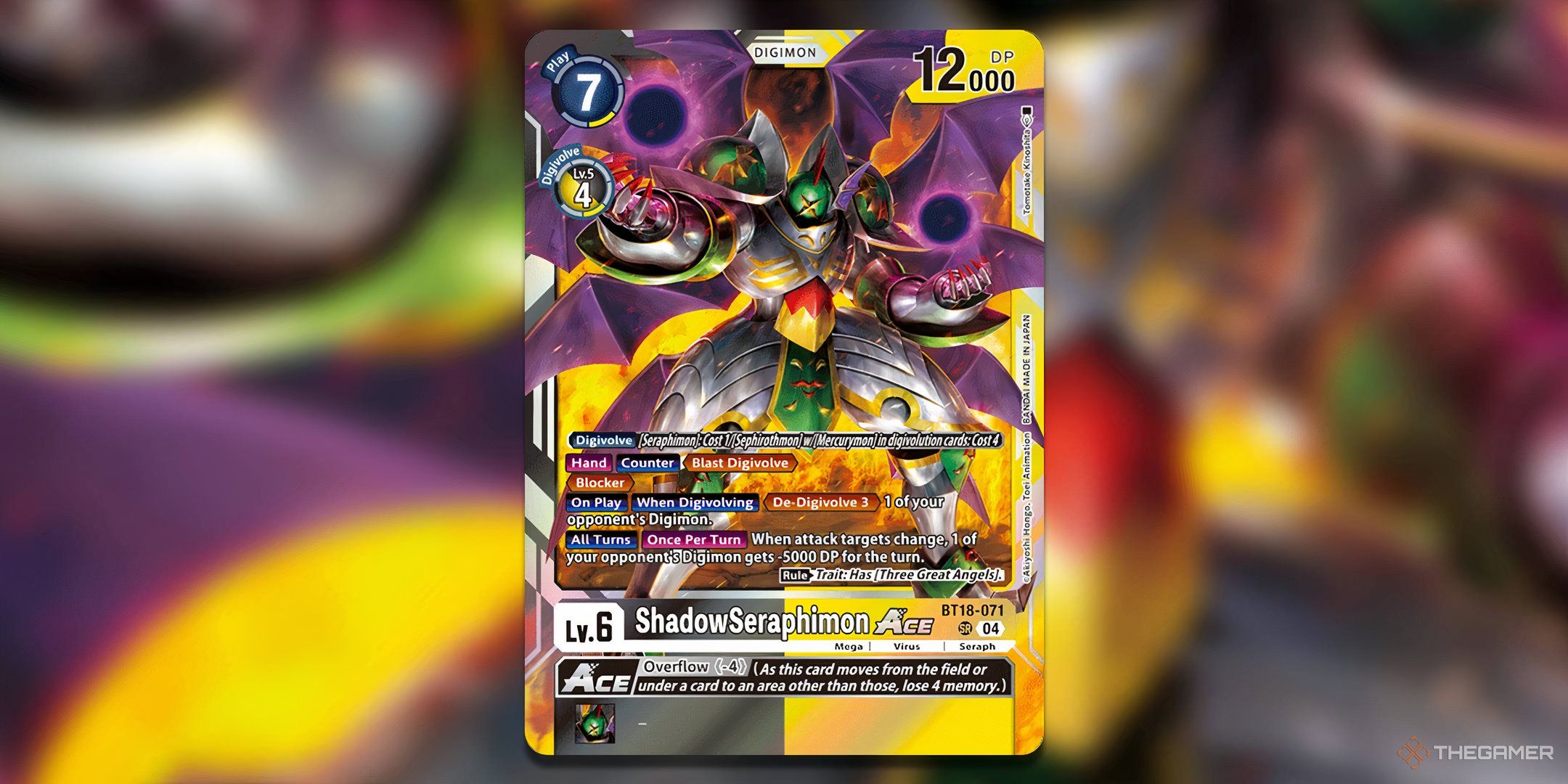 ShadowSeraphimon ACE from BT18 RElease Special Booster 2.0.