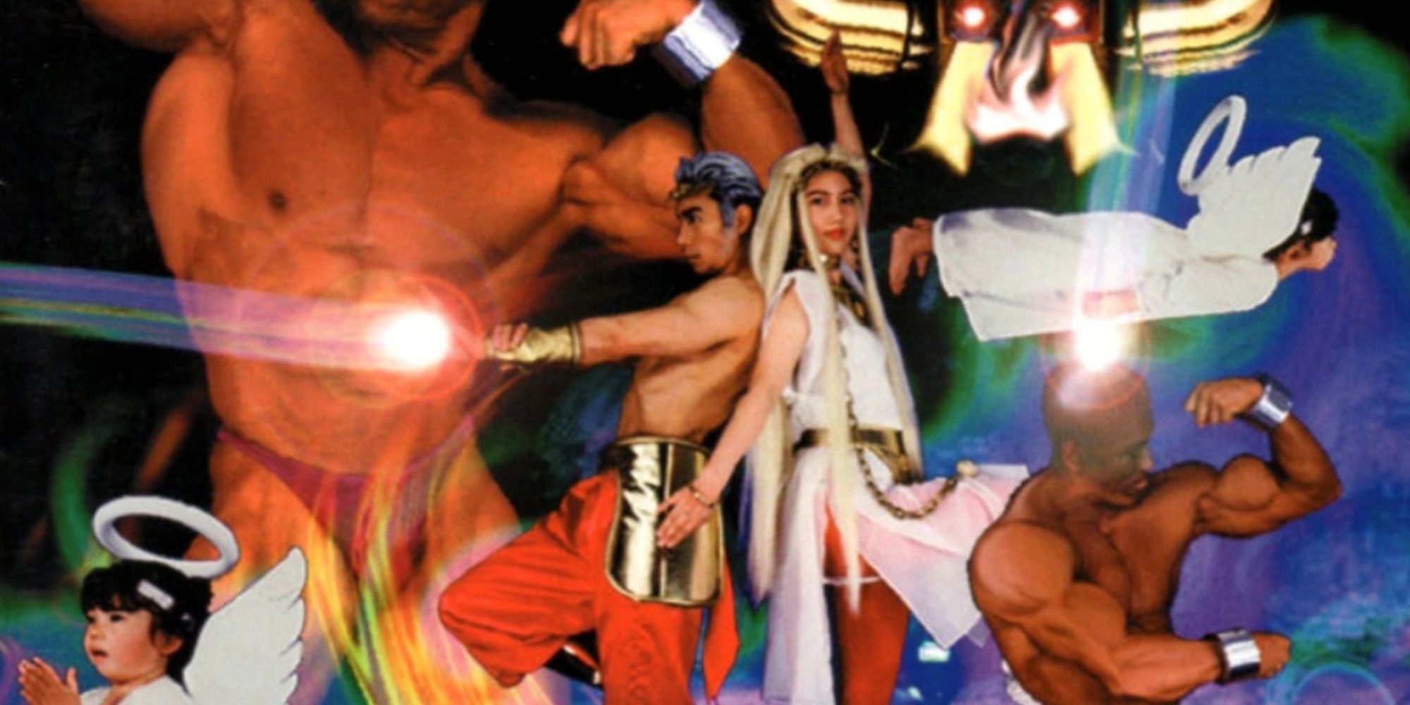 Promo art featuring characters in Cho Aniki