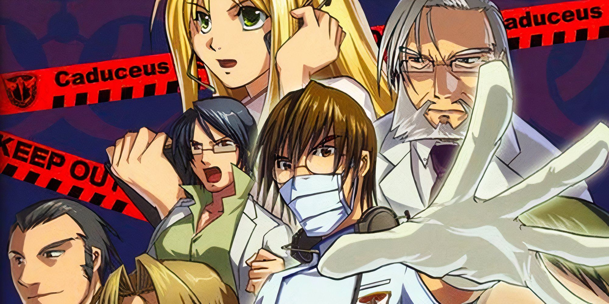 Promo art featuring characters in Trauma Center Under The Knife