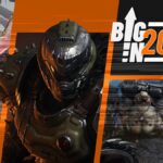 Big in 2025 montage image showing the Doom Slayer from Doom: The Dark Ages as well as combat against various demons and a cyber dragon