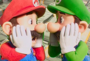 Mario and Luigi in The Super Mario Bros. Movie