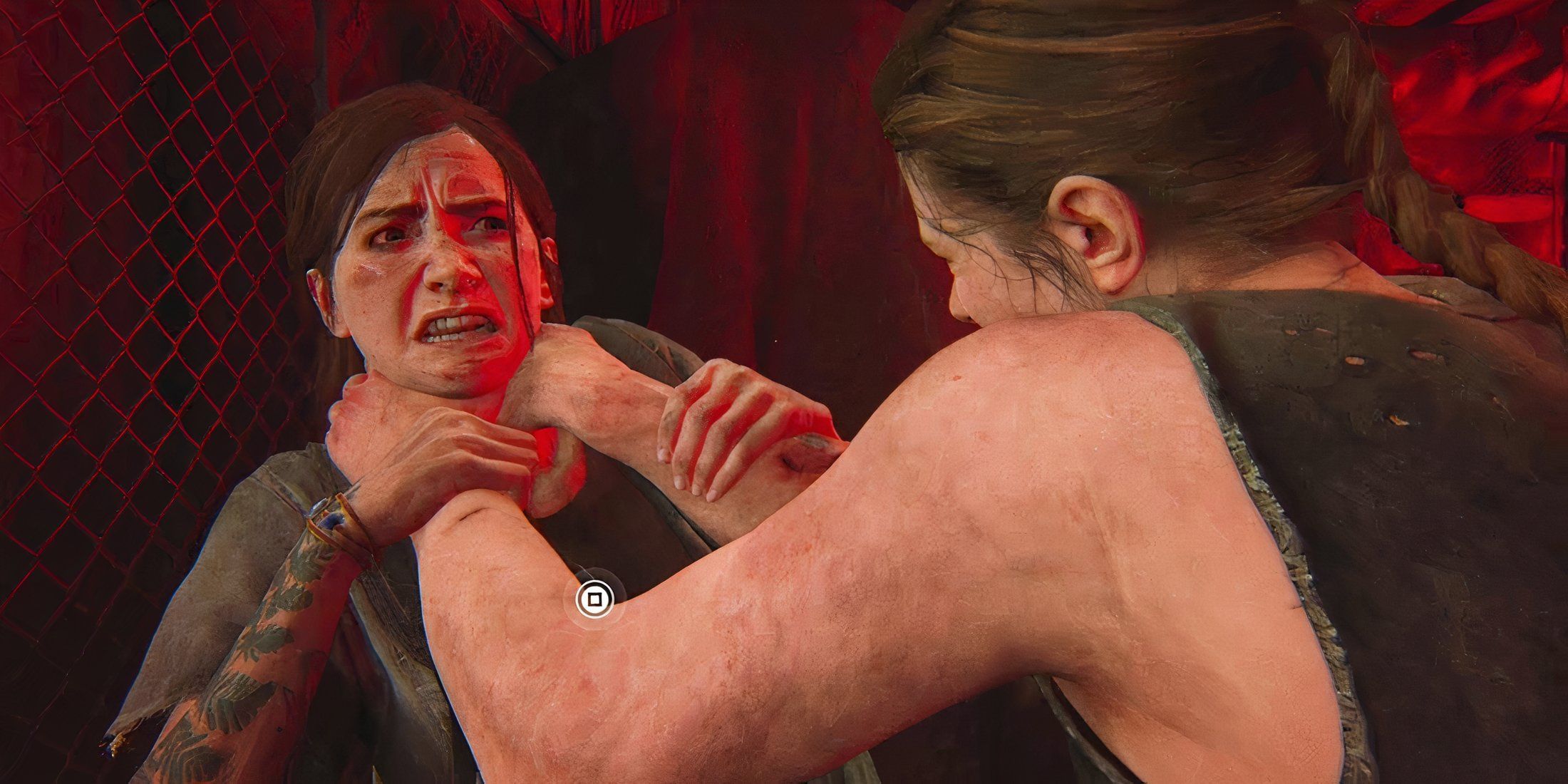 the last of us part 2 theater fight