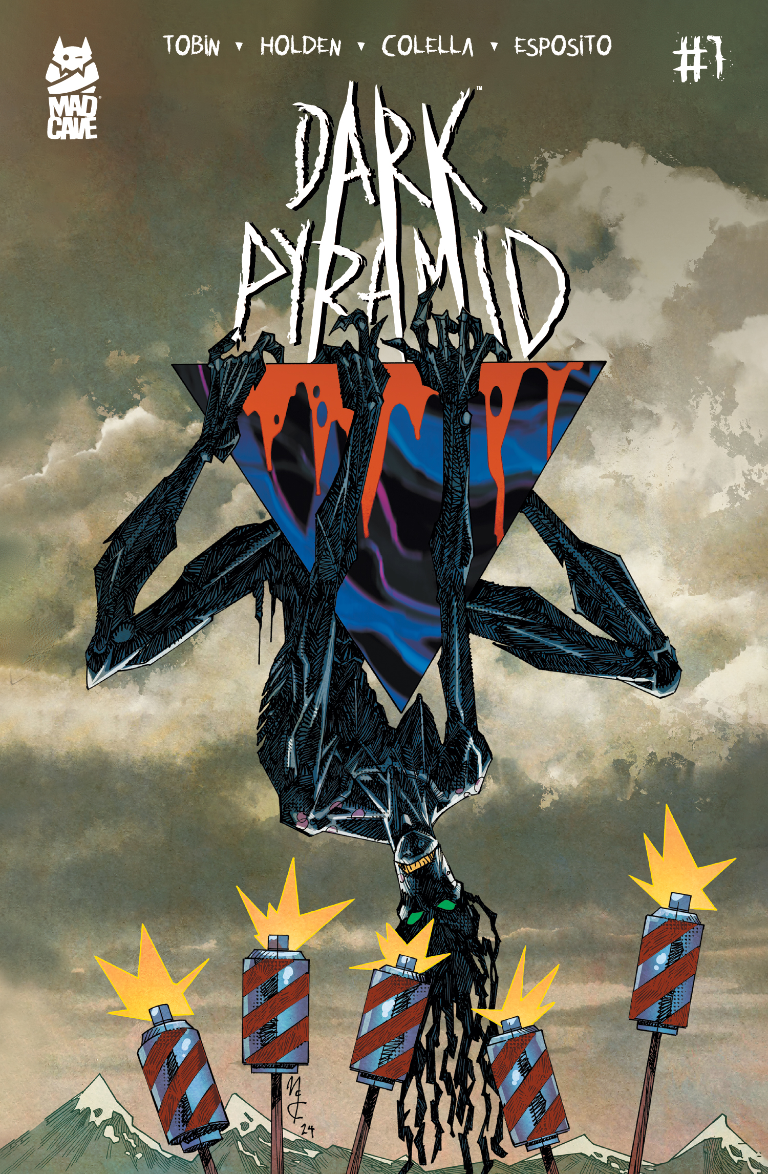 John McCrea's variant cover for Dark Pyramid #1.